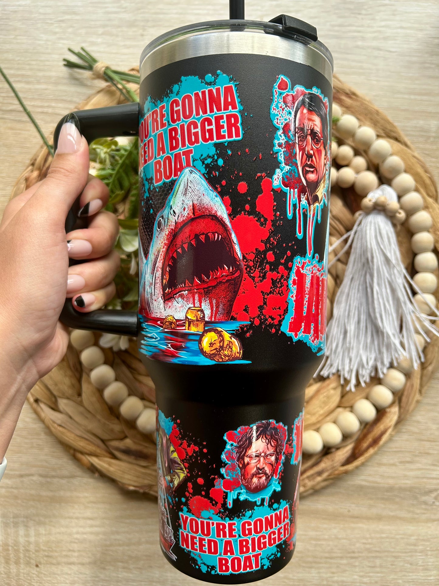 Horror Themed 40 Oz Tumblers || Multiple Options || Halloween Collection