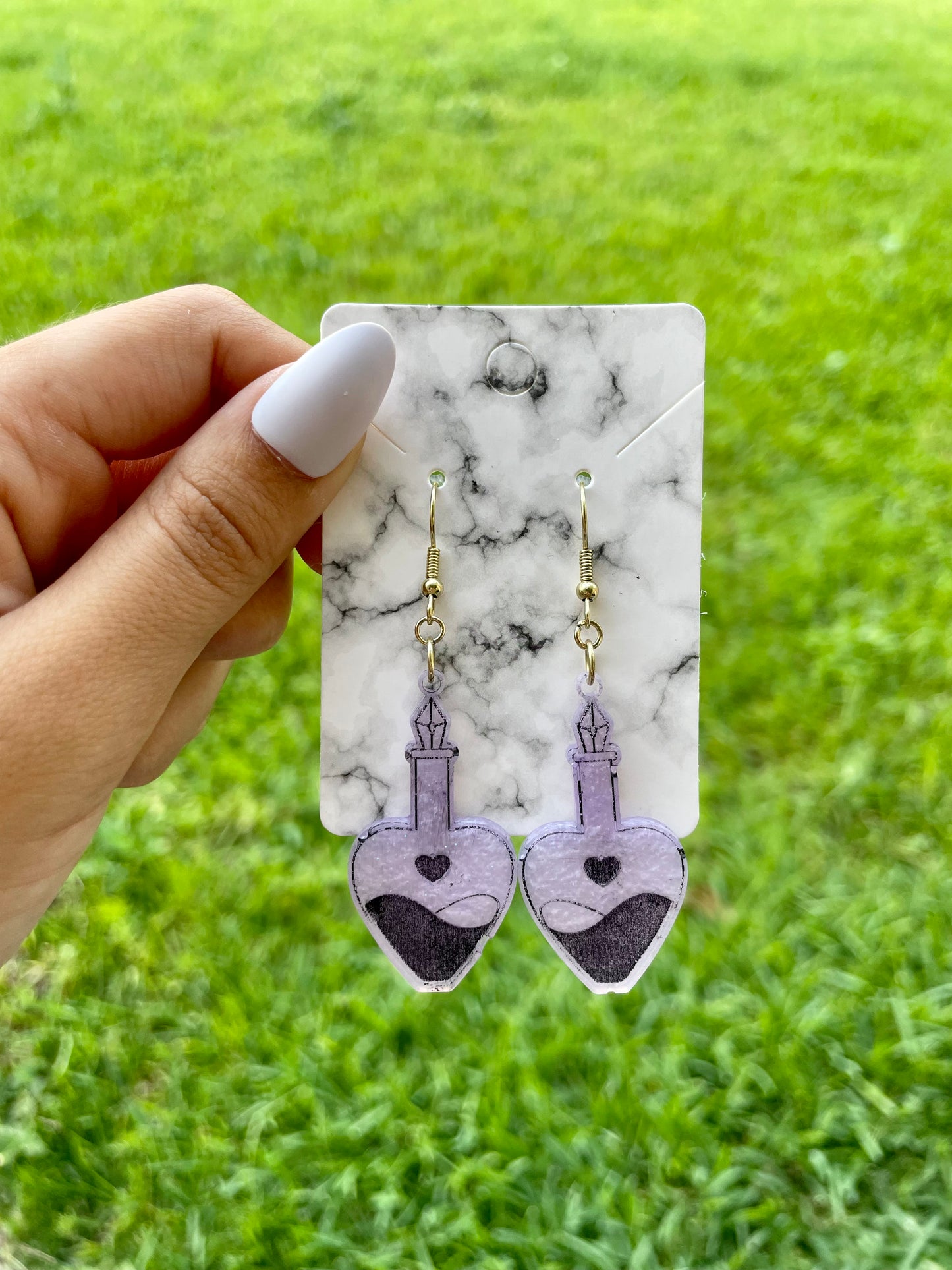 Spooky Resin Handmade Earrings - Glass & Glamour Co.