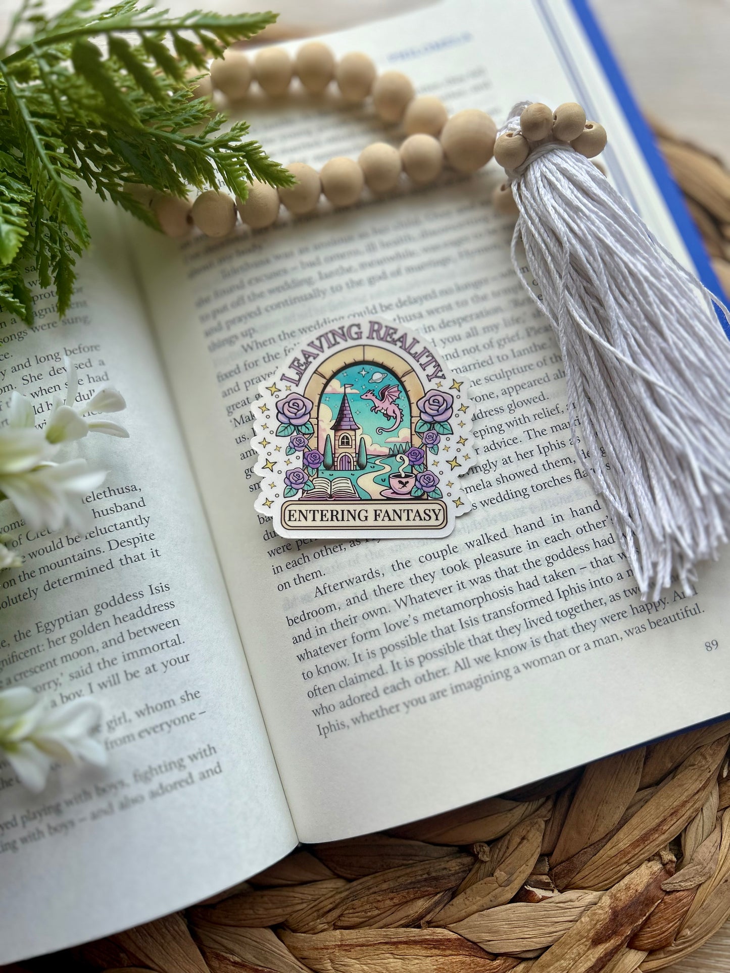 Book-Themed Stickers
