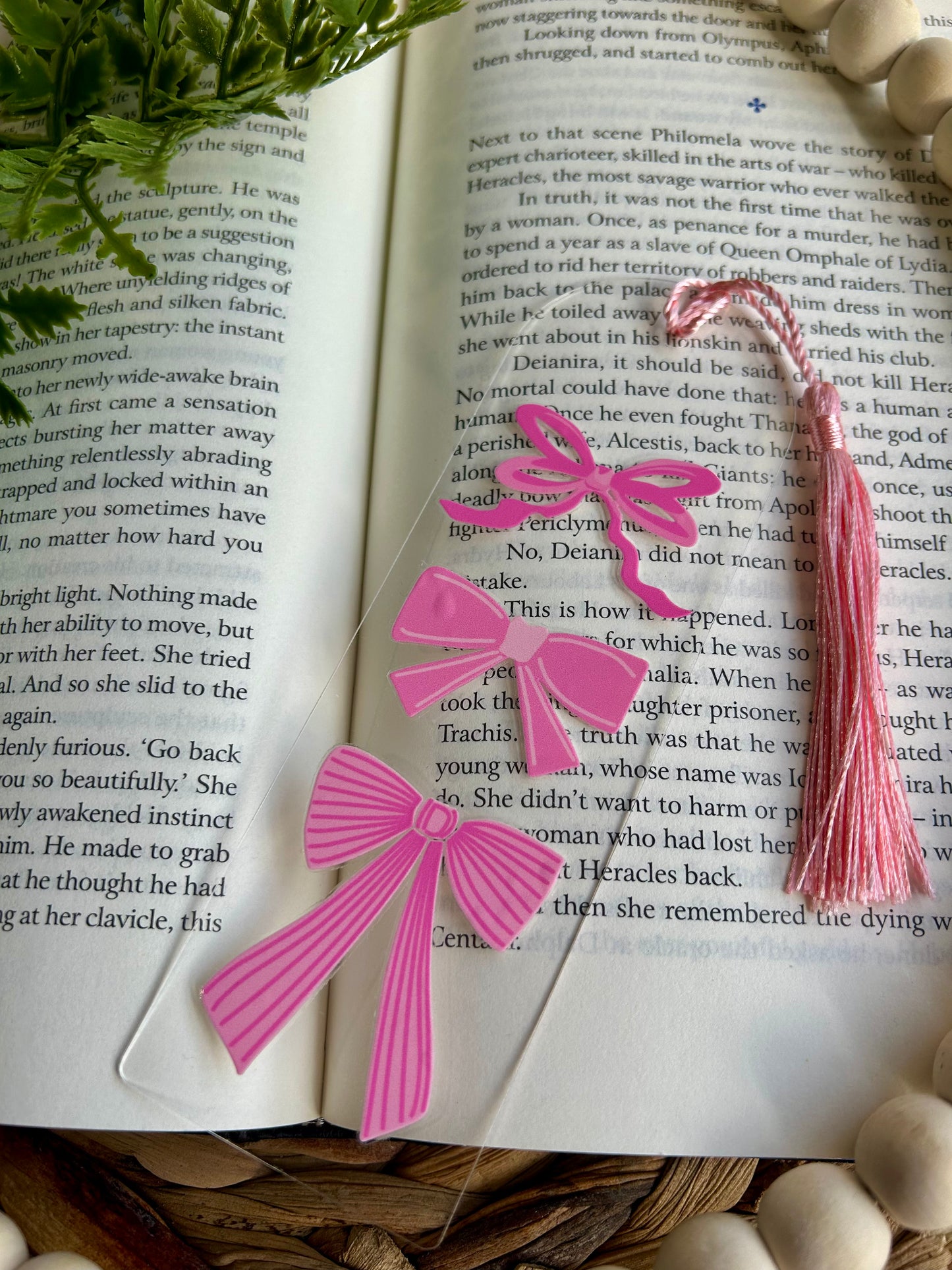 Pink Girly Themed Bookmarks - Glass & Glamour Co.
