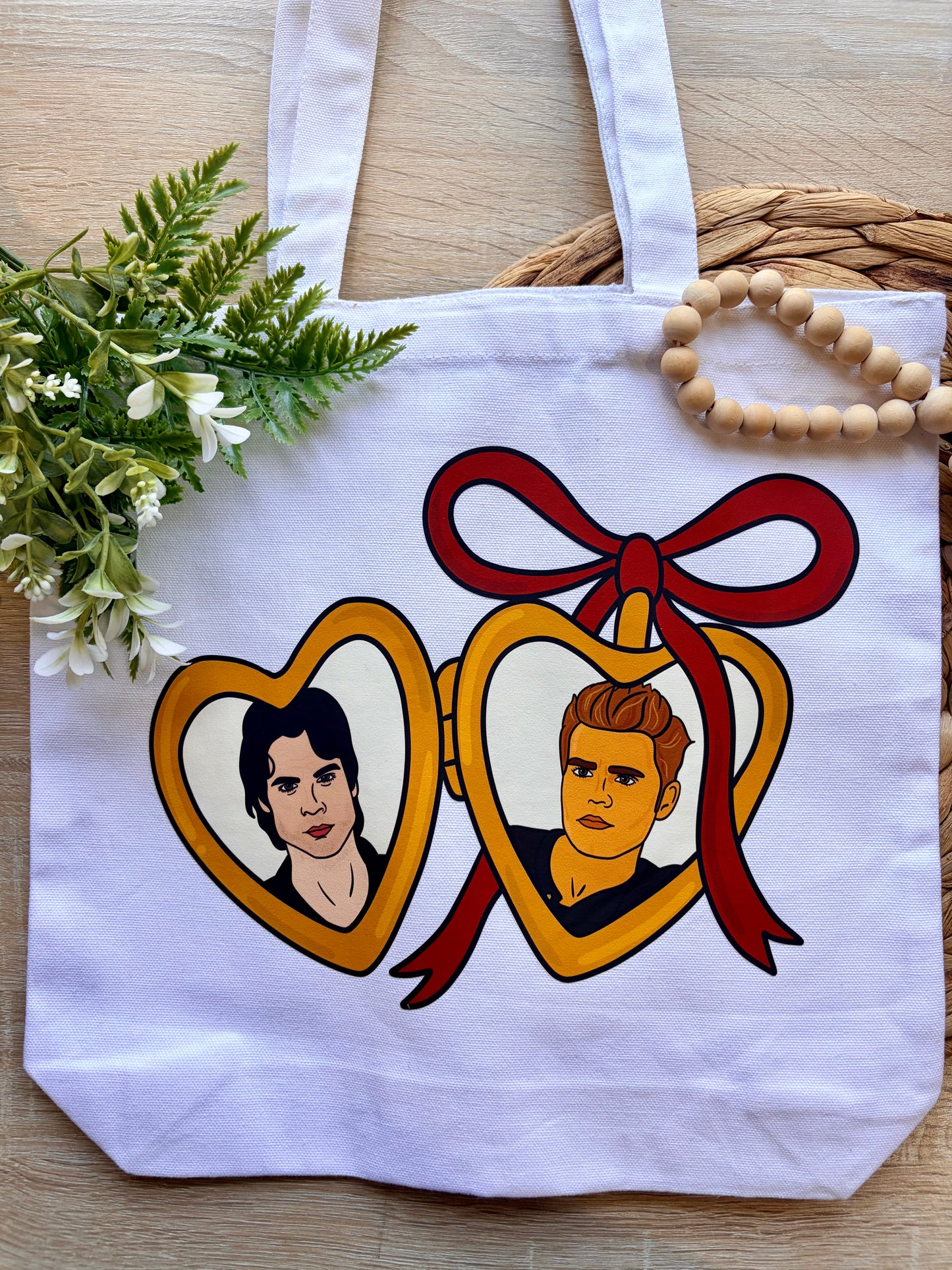 Damon and Stefan Themed Tote Bag || Mystic Falls Collection
