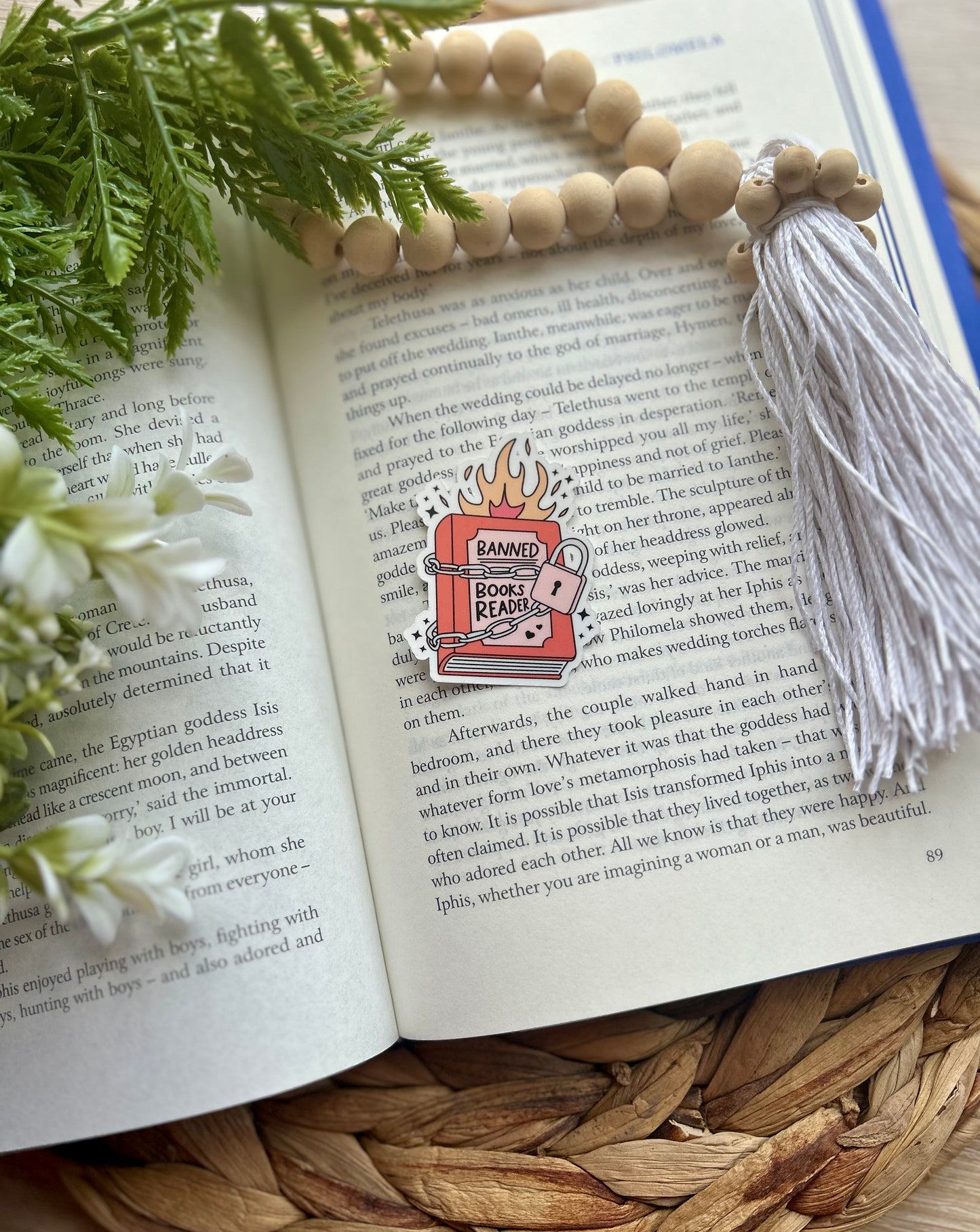 Book-Themed Stickers