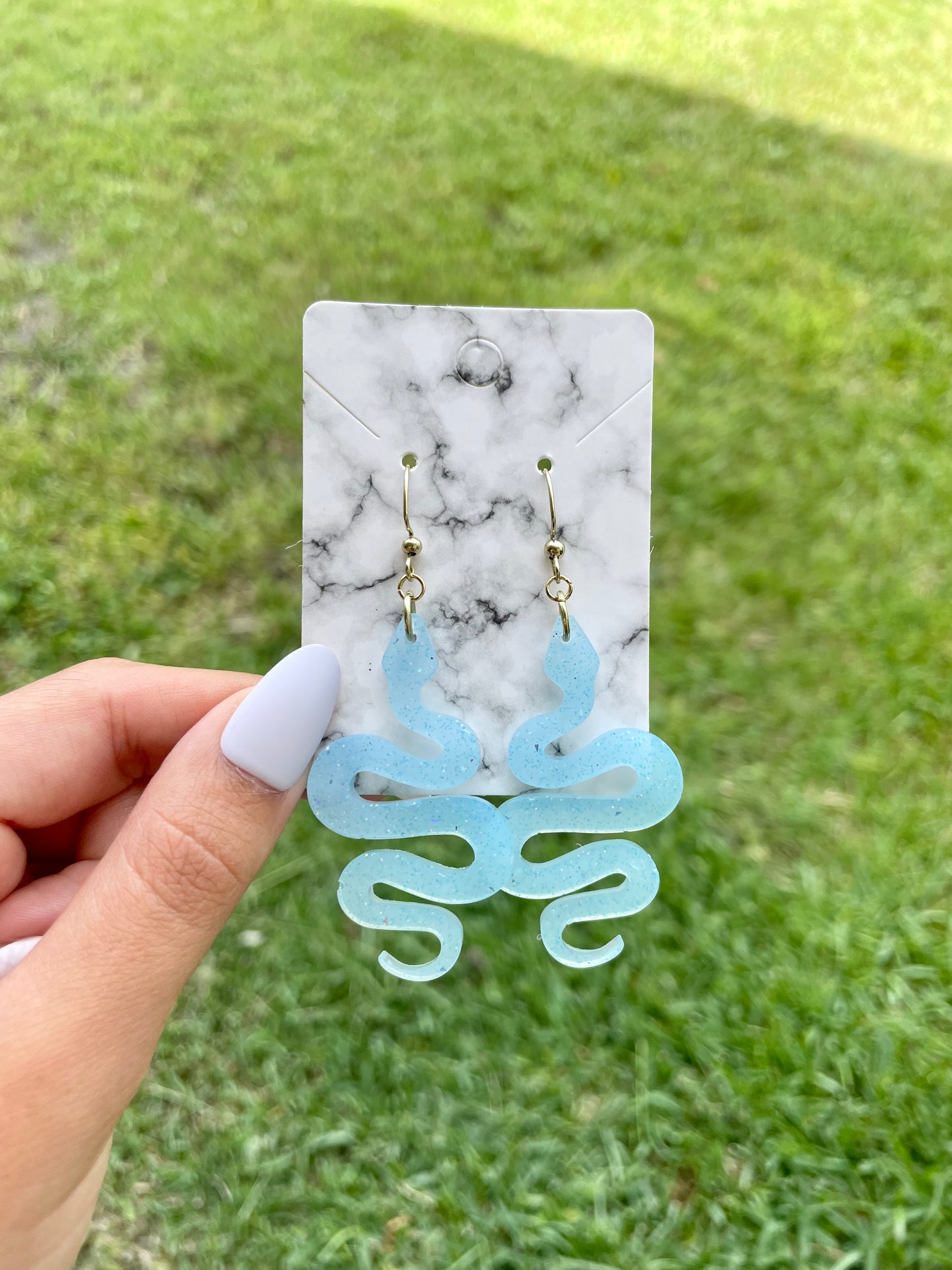 Spooky Resin Handmade Earrings - Glass & Glamour Co.