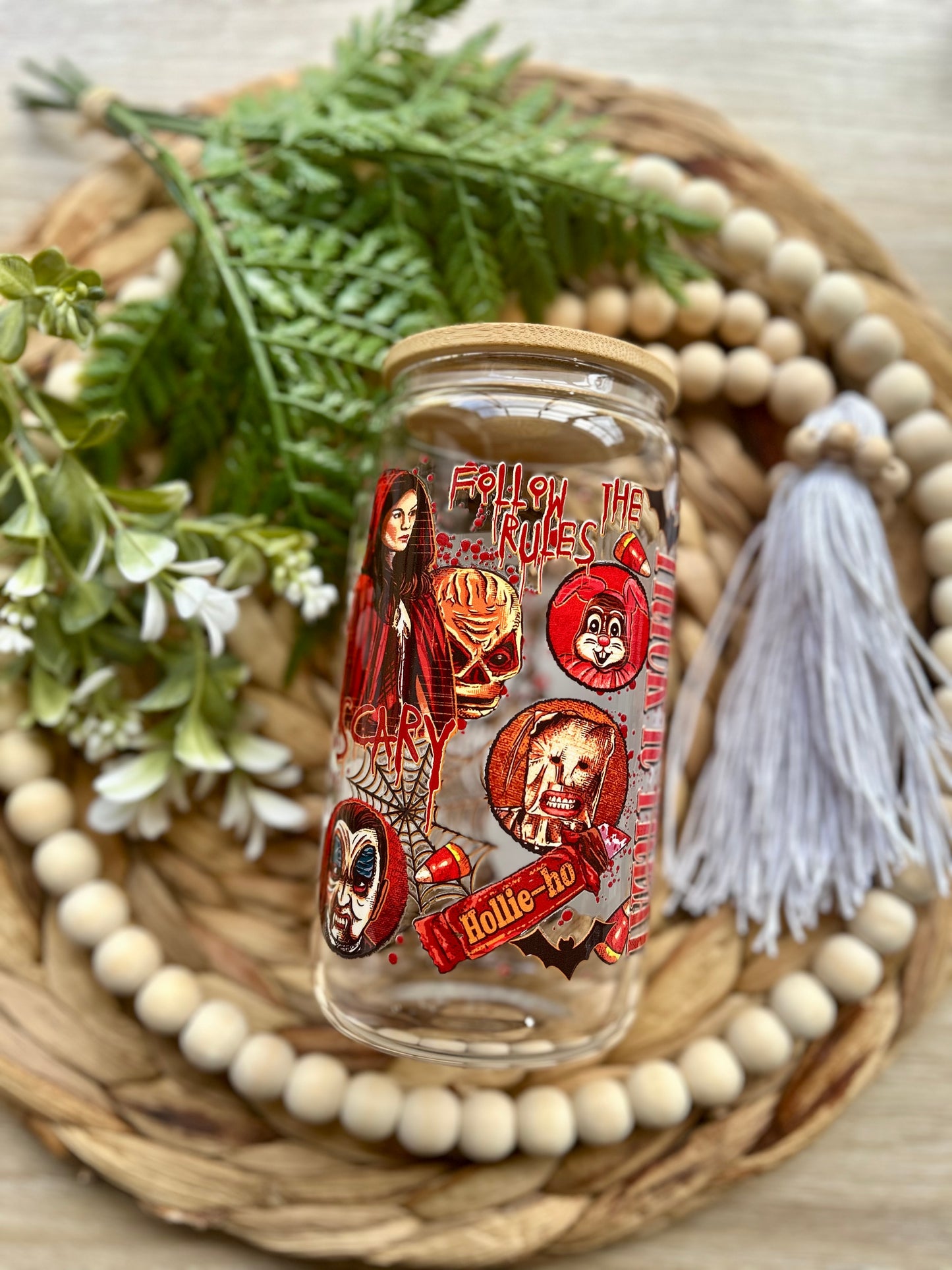 Halloween Themed Glass Cups || Horror Themed Glass Cups || Halloween Collection