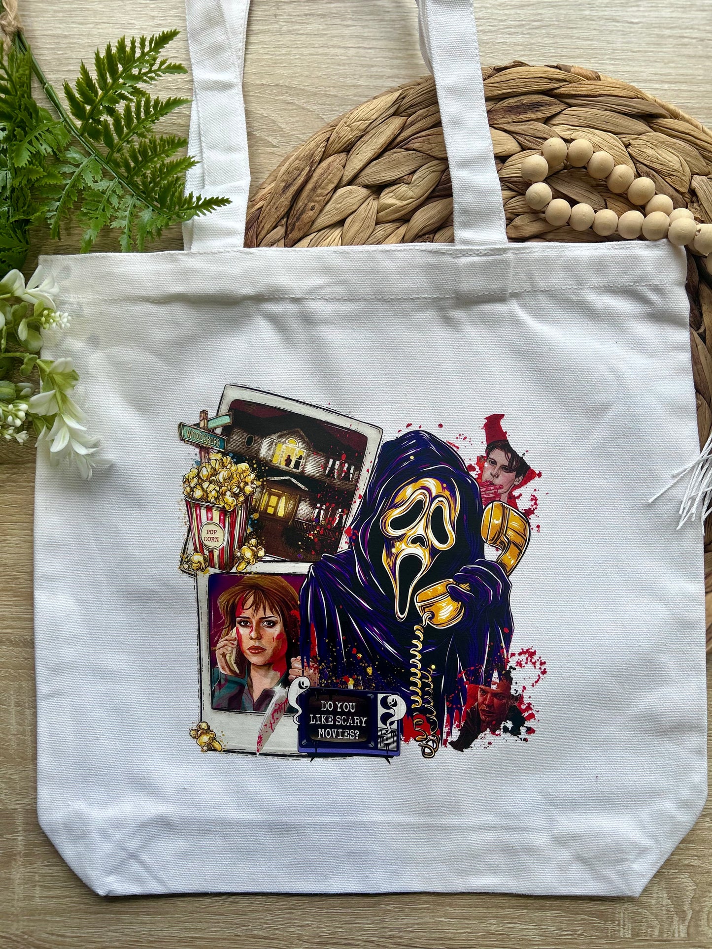 Scream Inspired Tote Bag