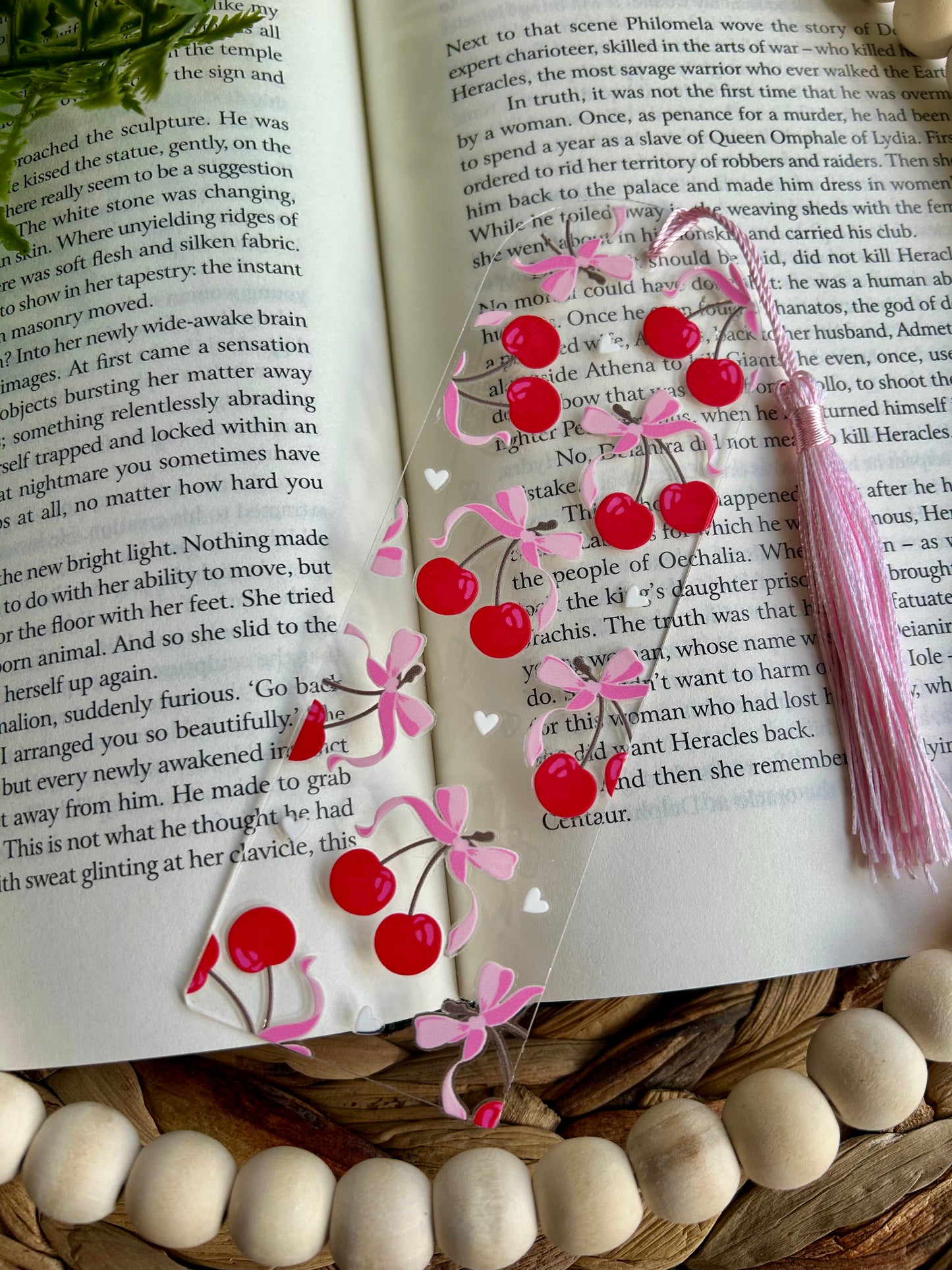 Pink Girly Themed Bookmarks - Glass & Glamour Co.