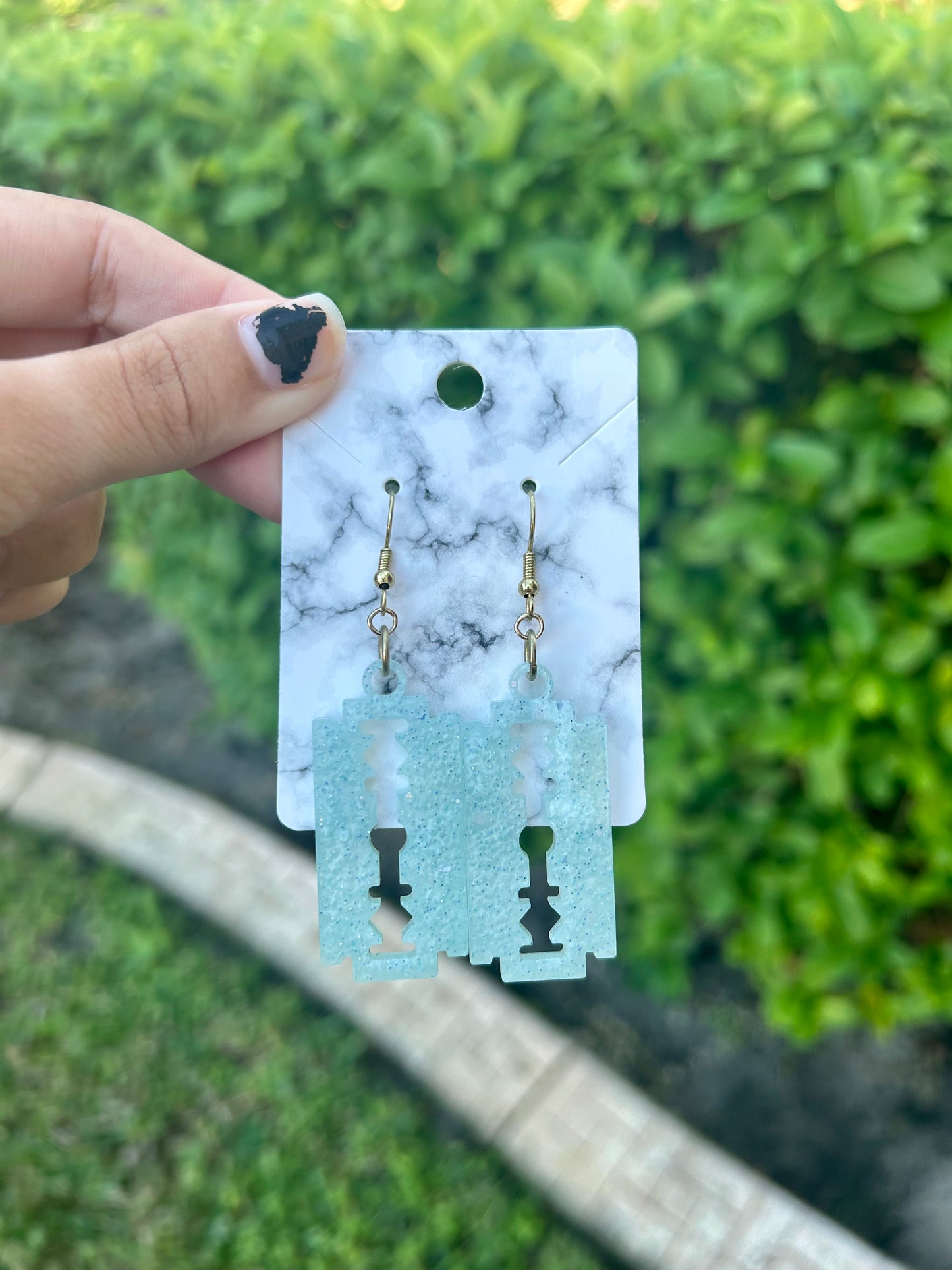 Spooky Resin Handmade Earrings - Glass & Glamour Co.