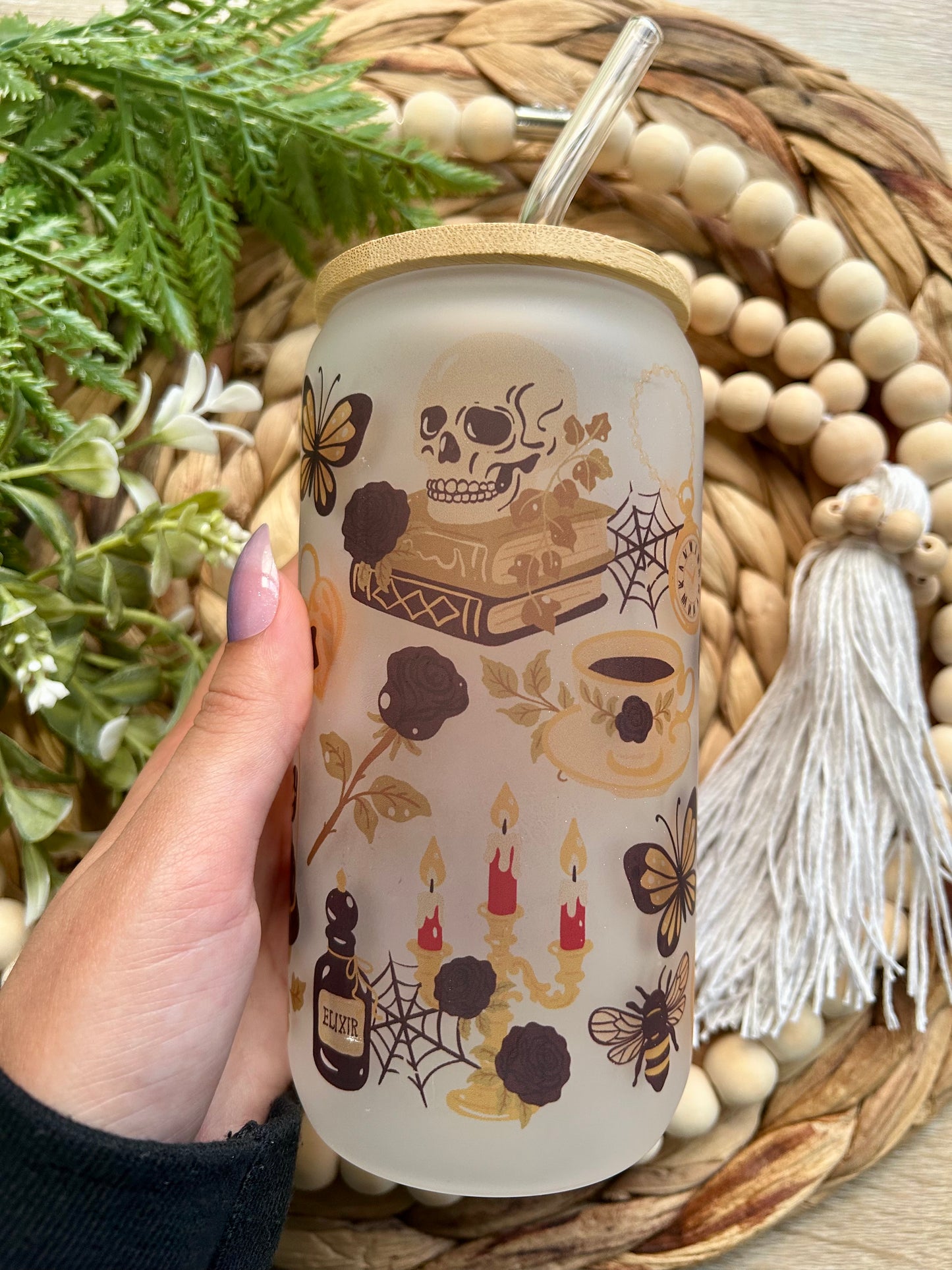 Book Themed Sublimation Glass Cups || Multiple Options || Book Lovers Collection
