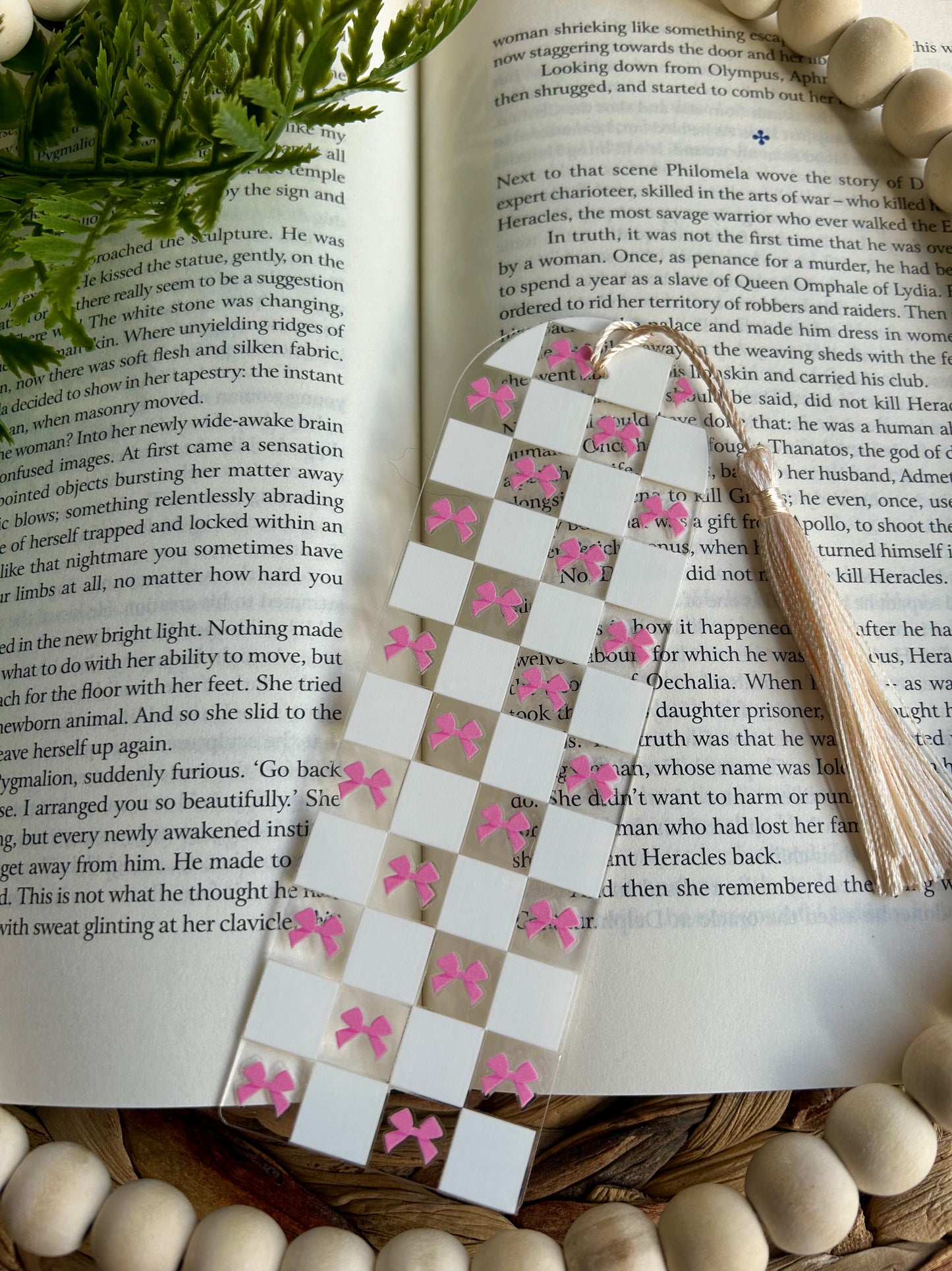 Pink Girly Themed Bookmarks - Glass & Glamour Co.