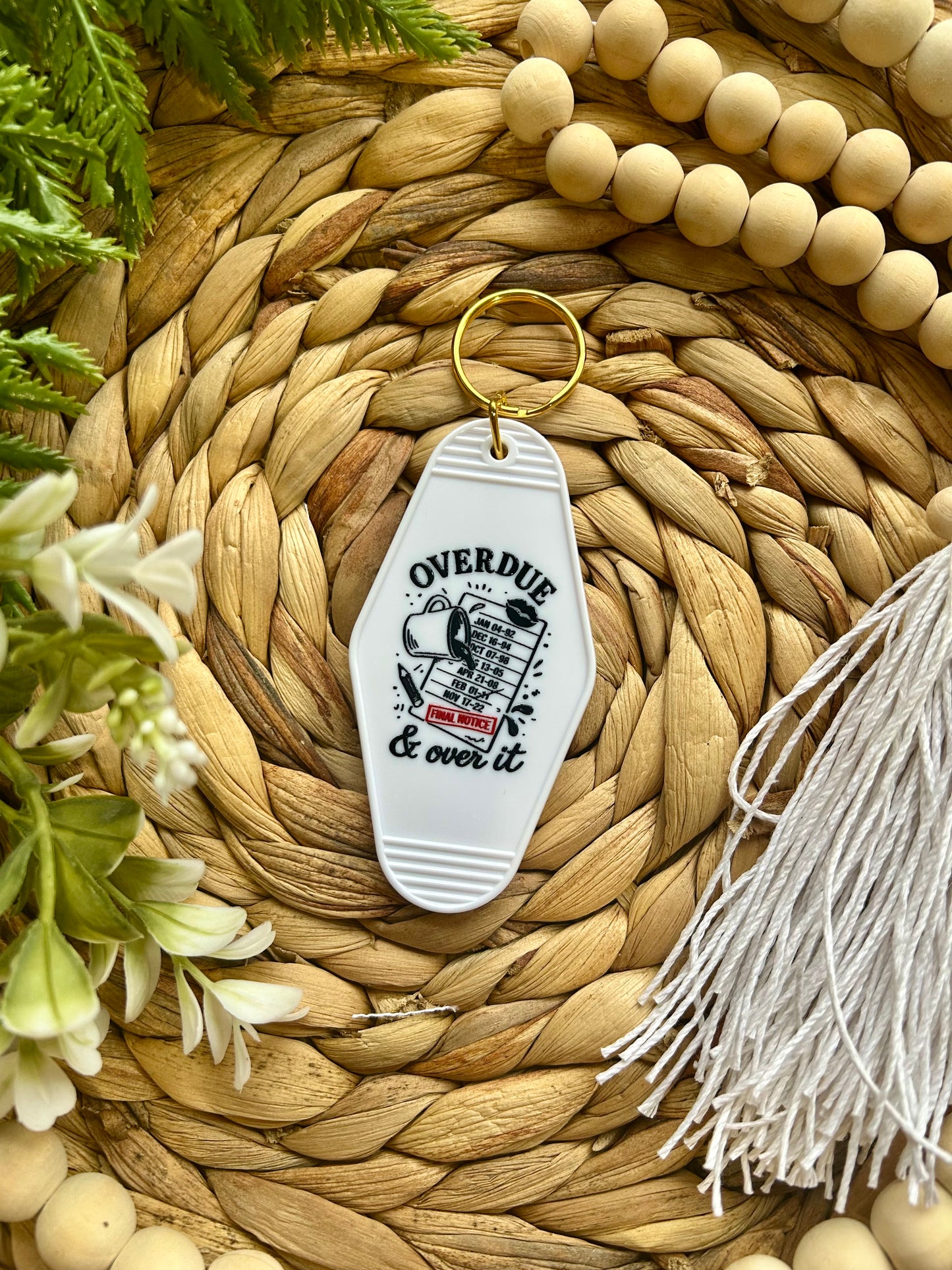 Reading Themed Motel Style Keychain || Book Themed Motel Keychain|| Book Lovers Collection