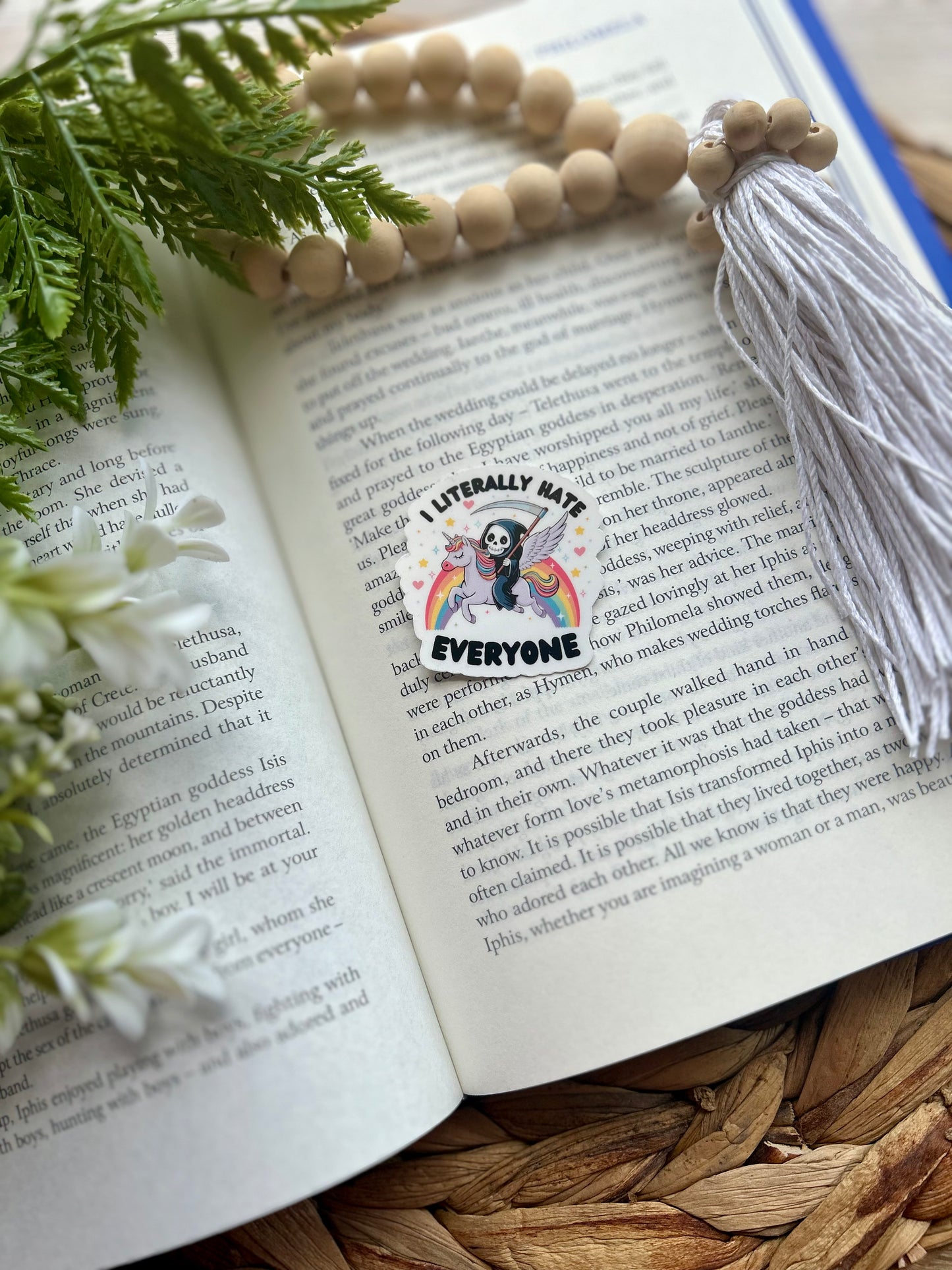 Book-Themed Stickers