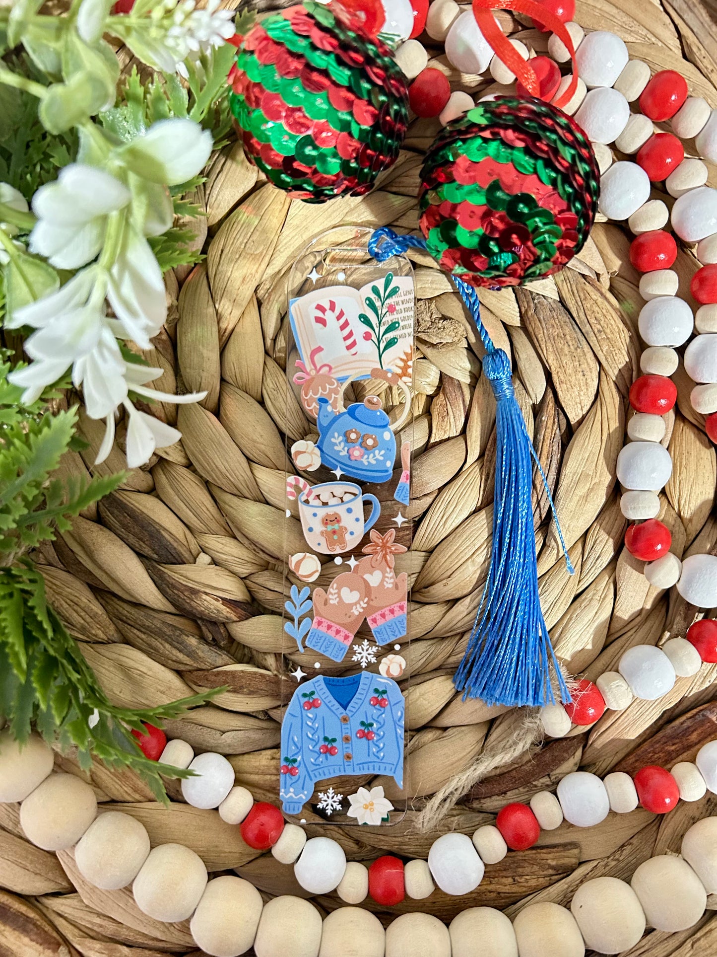 Acrylic Christmas Bookmarks — Five Festive Designs