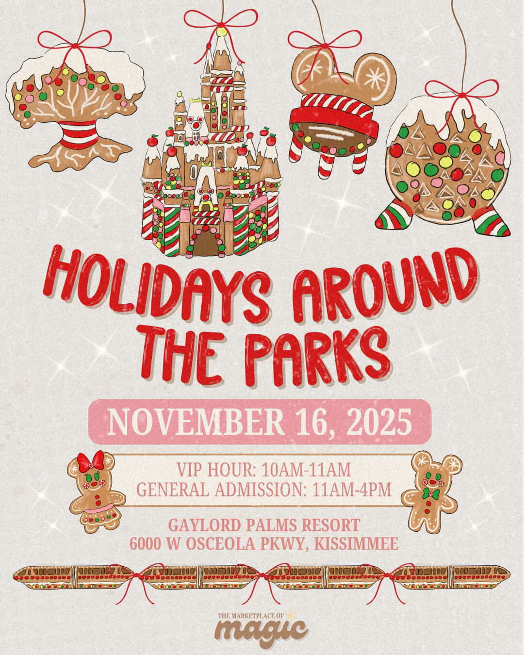 🎄 Join Glass & Glamour Co. at “Holidays Around The Parks” – Sunday, November 16th! 🎄