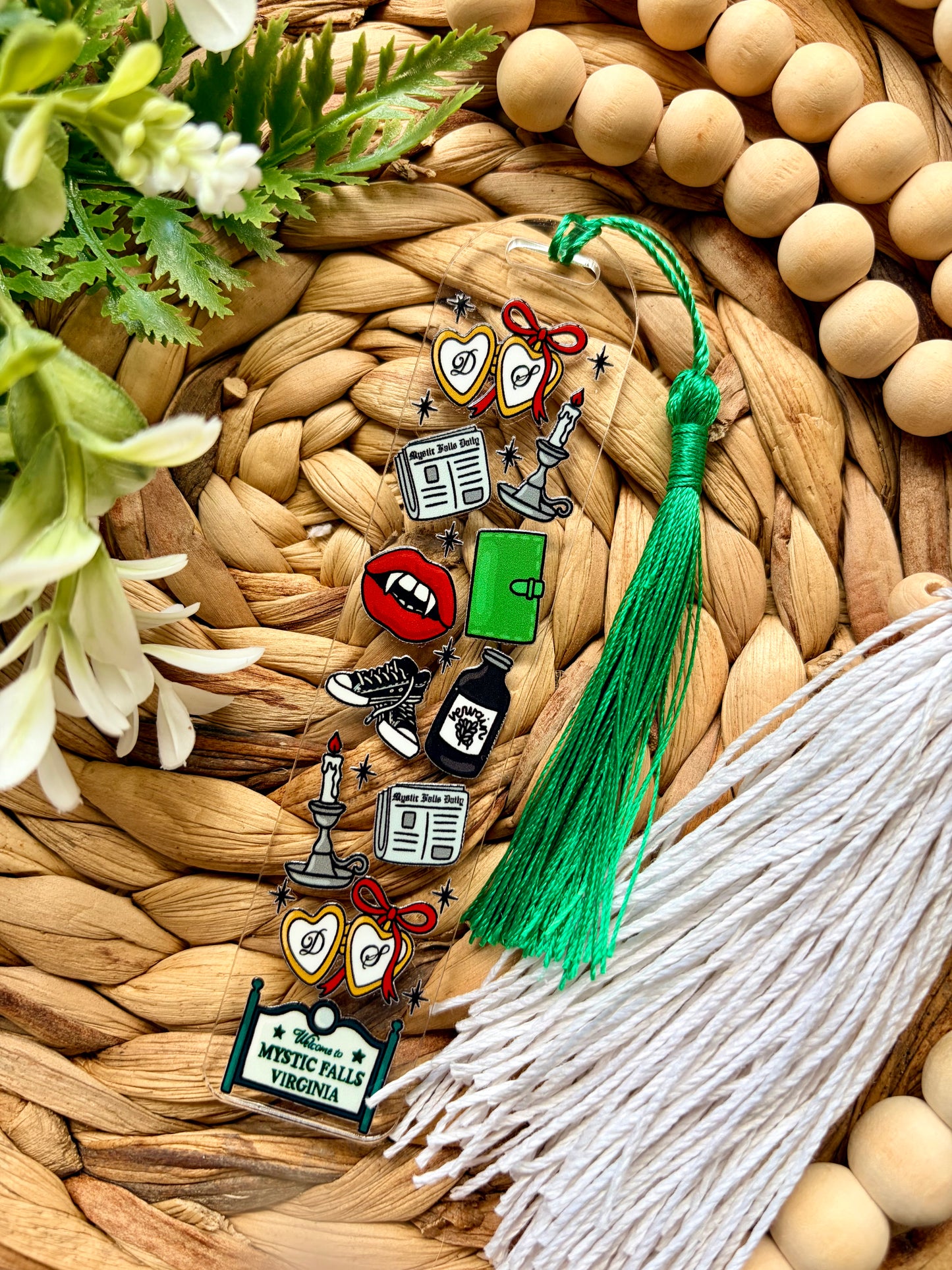 Mystic Falls Themed Bookmarks || Mystic Falls Collection
