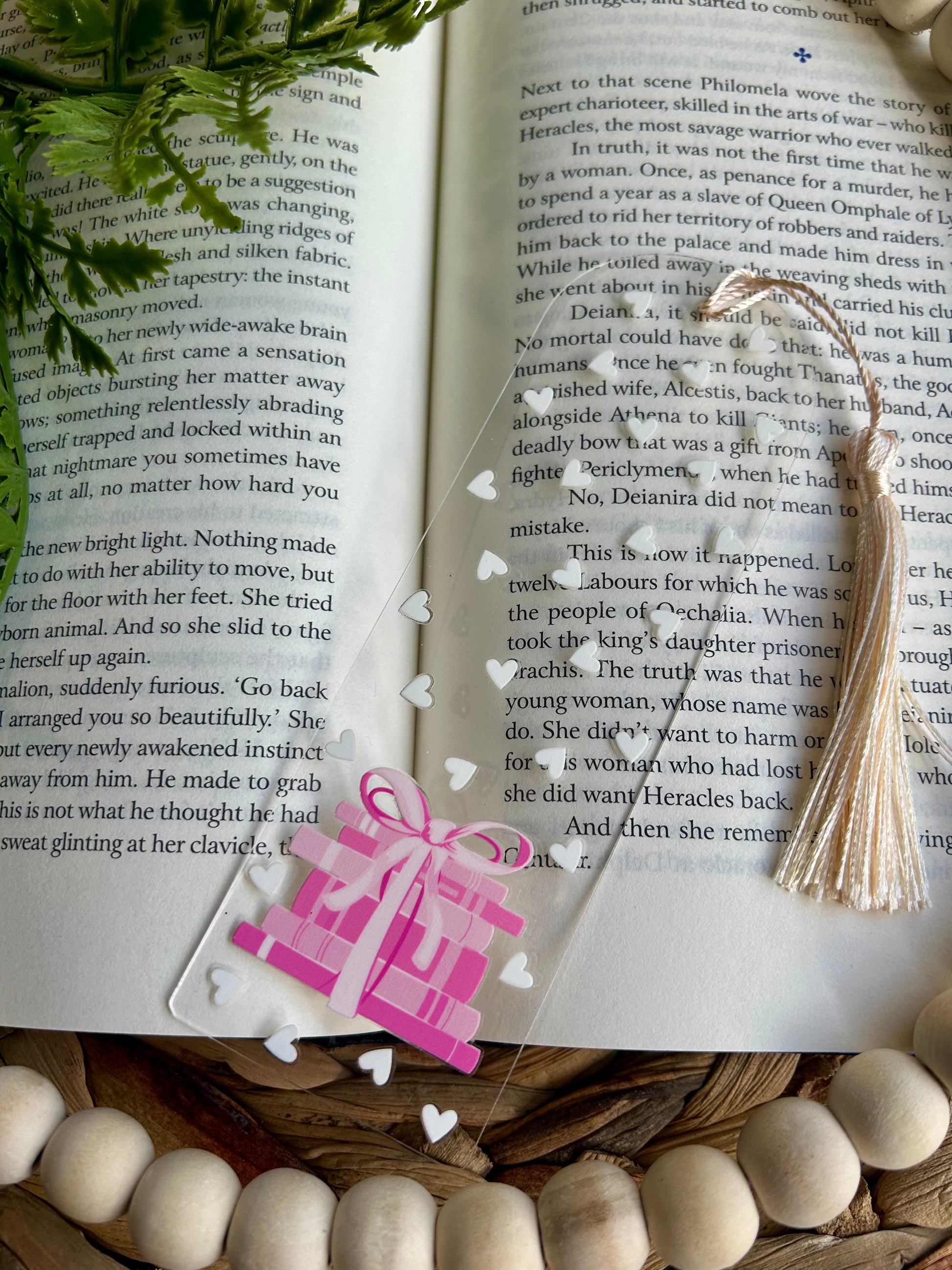 Pink Girly Themed Bookmarks - Glass & Glamour Co.