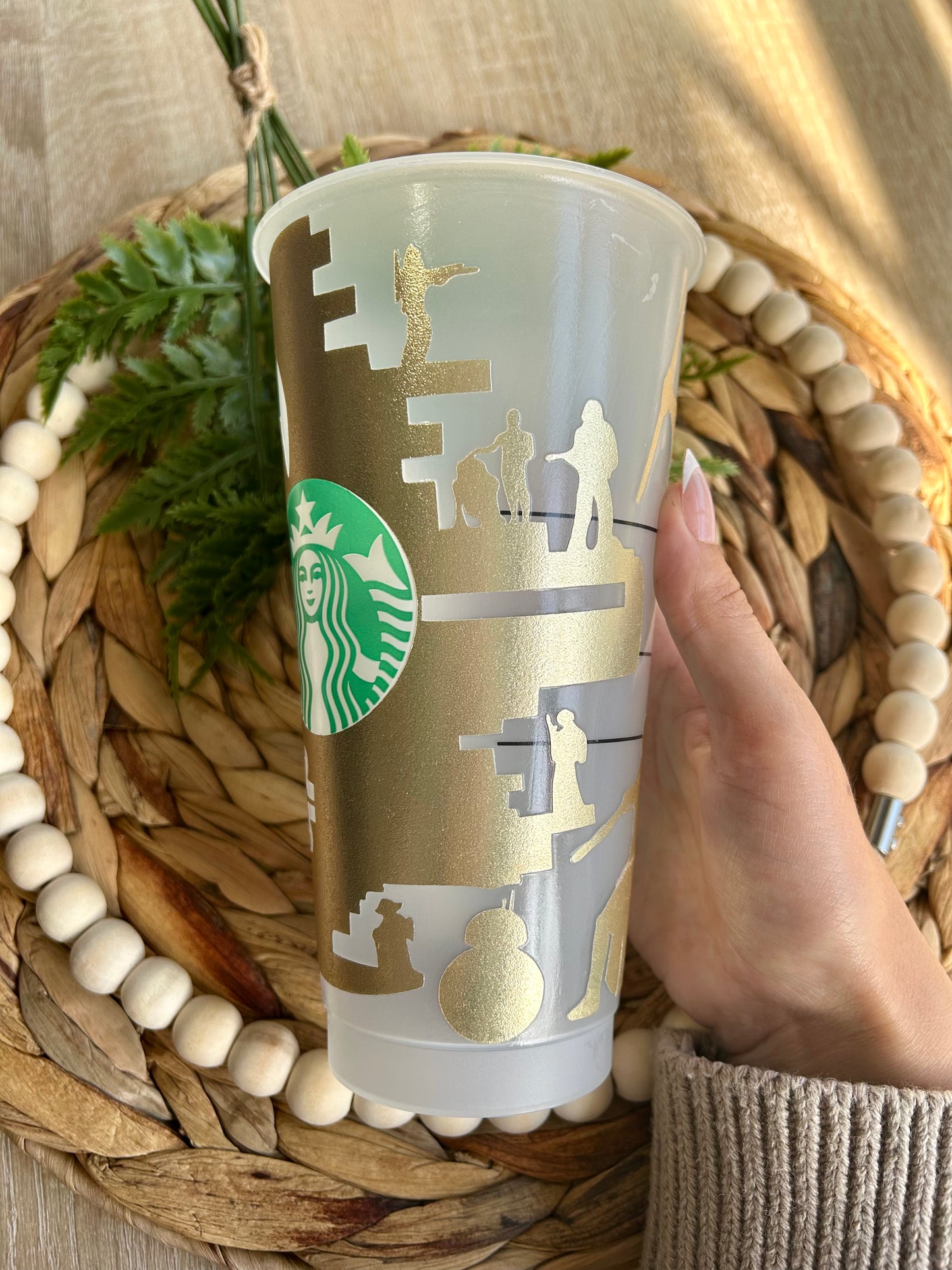 Space Knight Themed Reusable Cold Cup - Glass & Glamour Co.