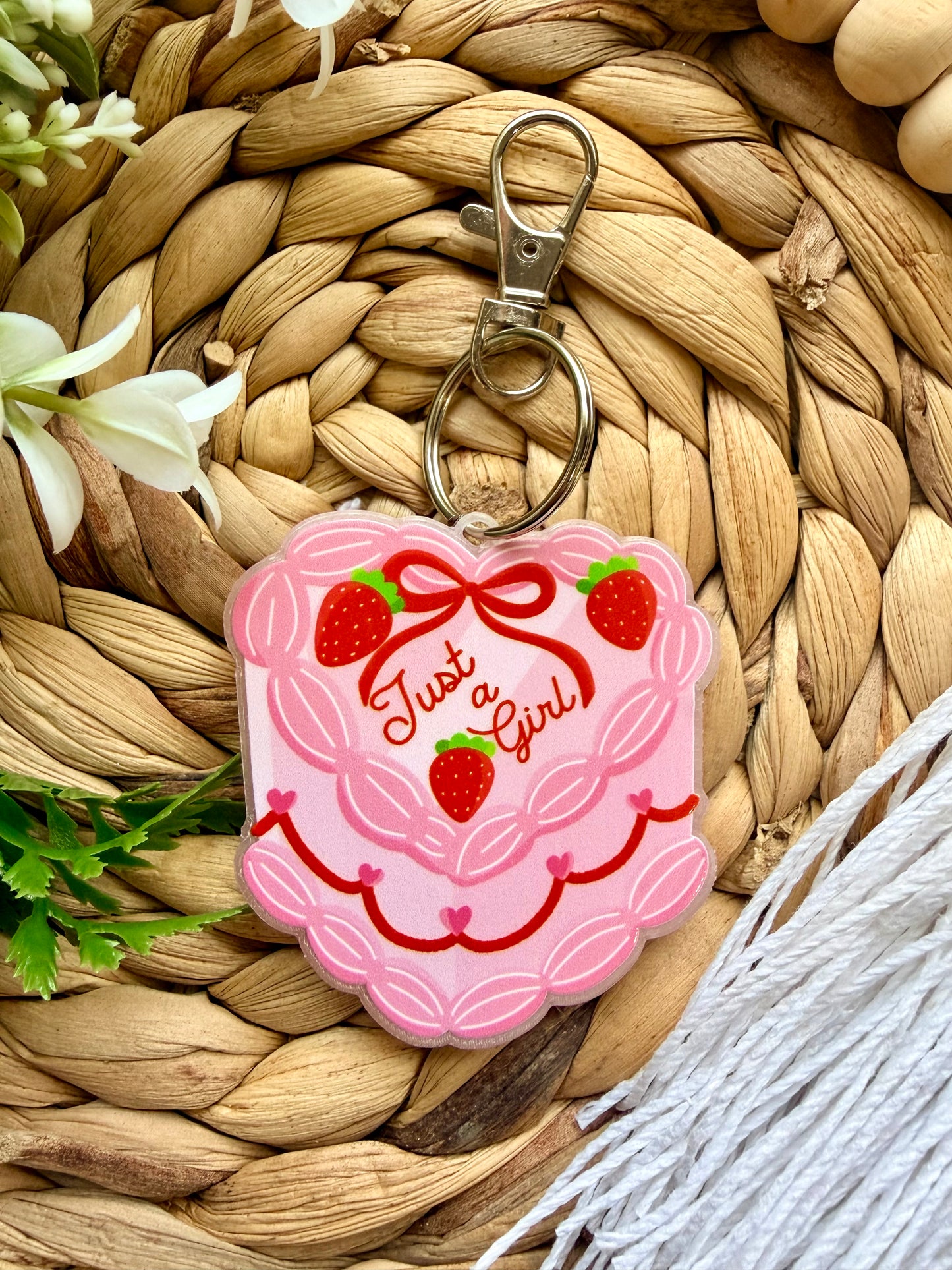 Book and Trendy Style Keychains/Bag Charms