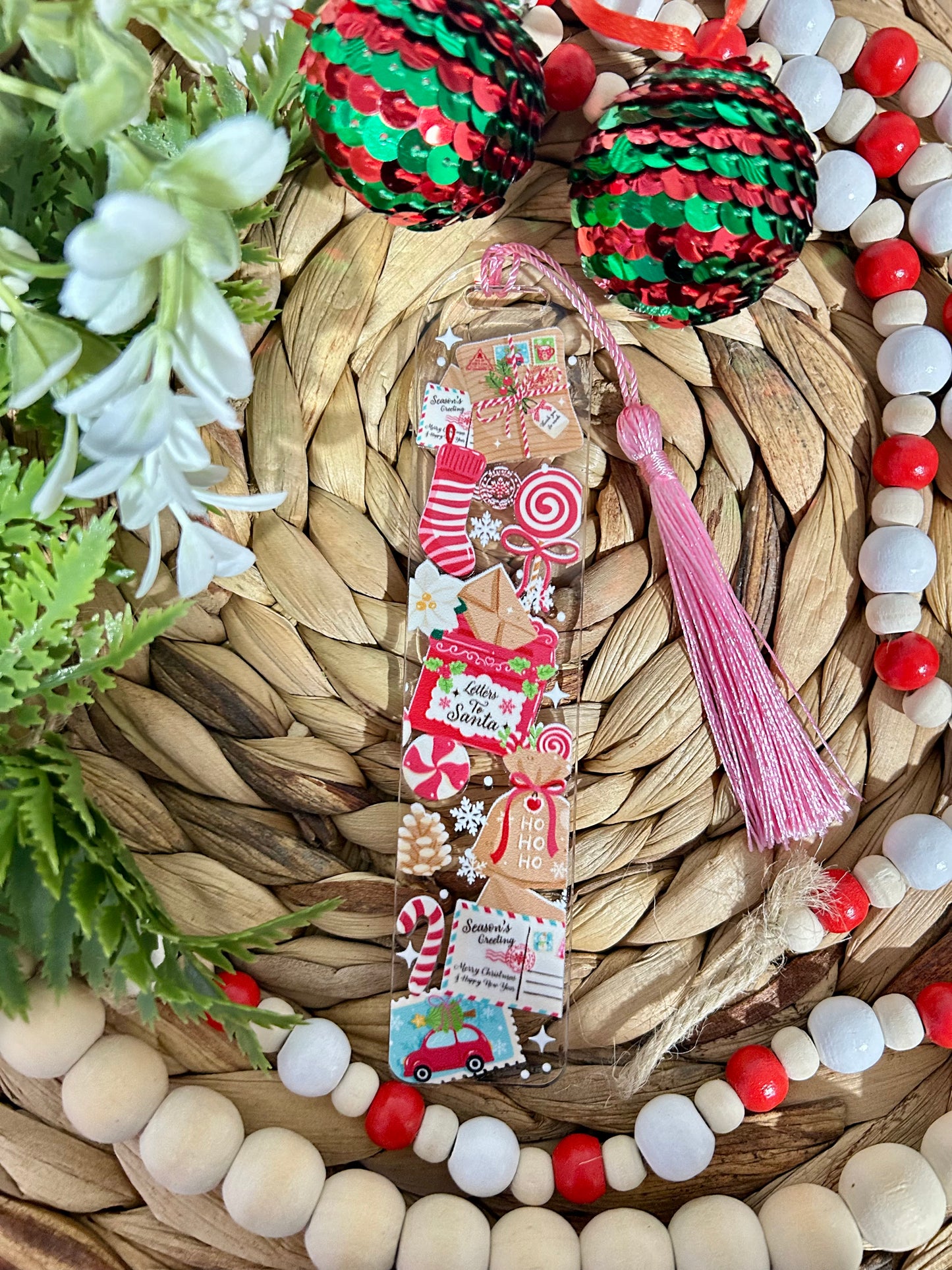 Acrylic Christmas Bookmarks — Five Festive Designs