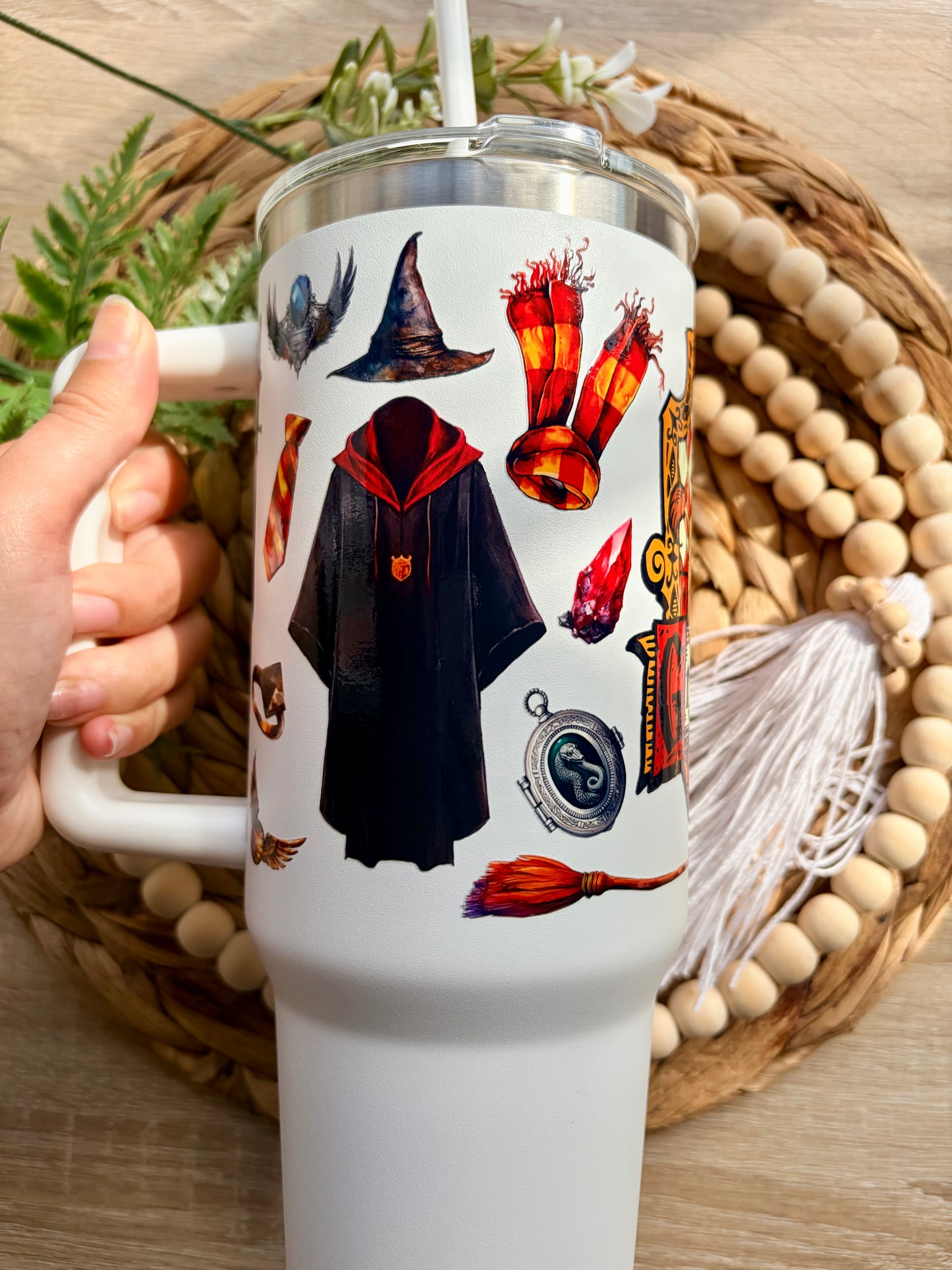 HP Themed 40 Oz Steel Tumblers