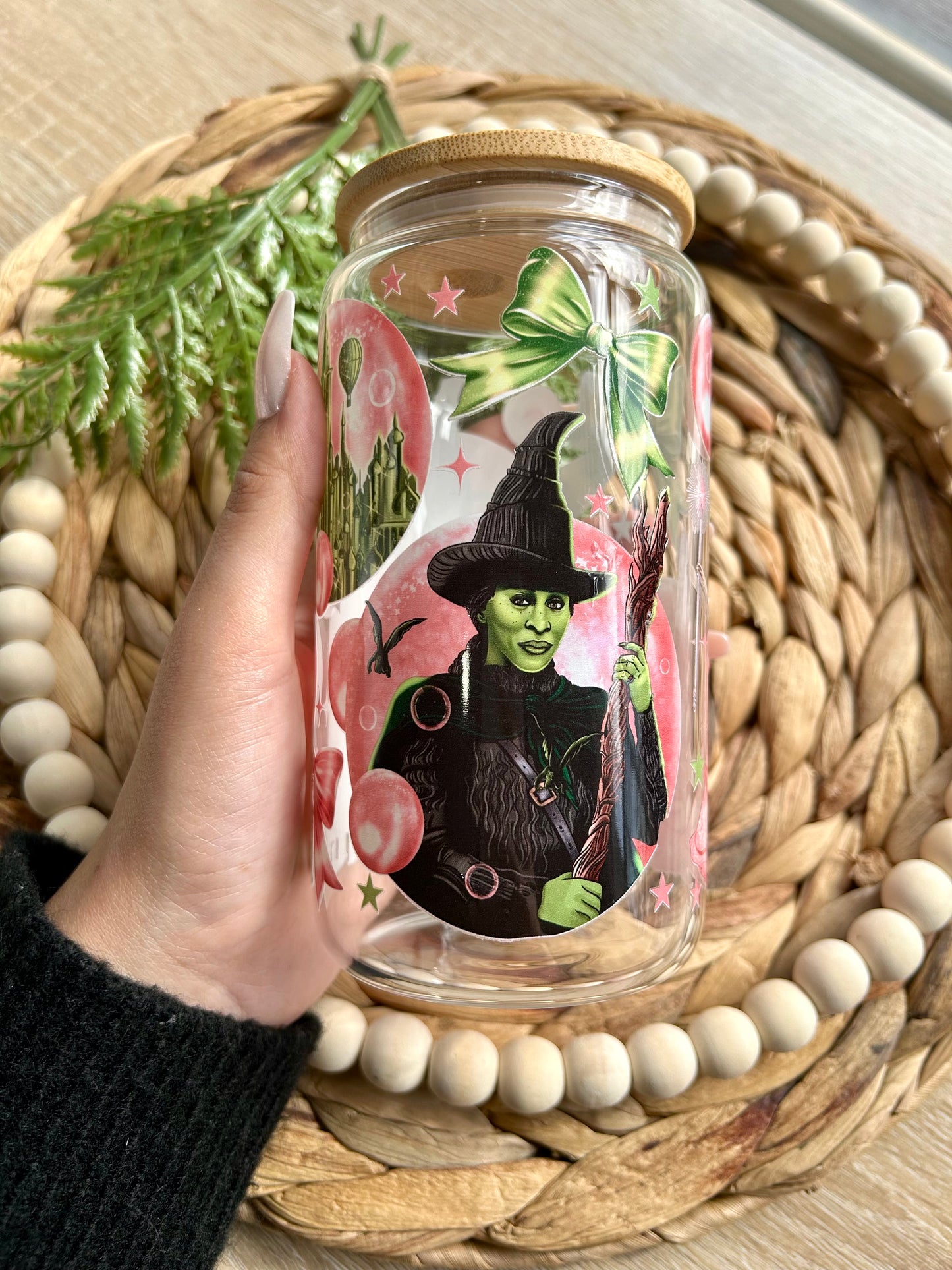 Witches Popular Glass Cup | Valentine's Themed Cup