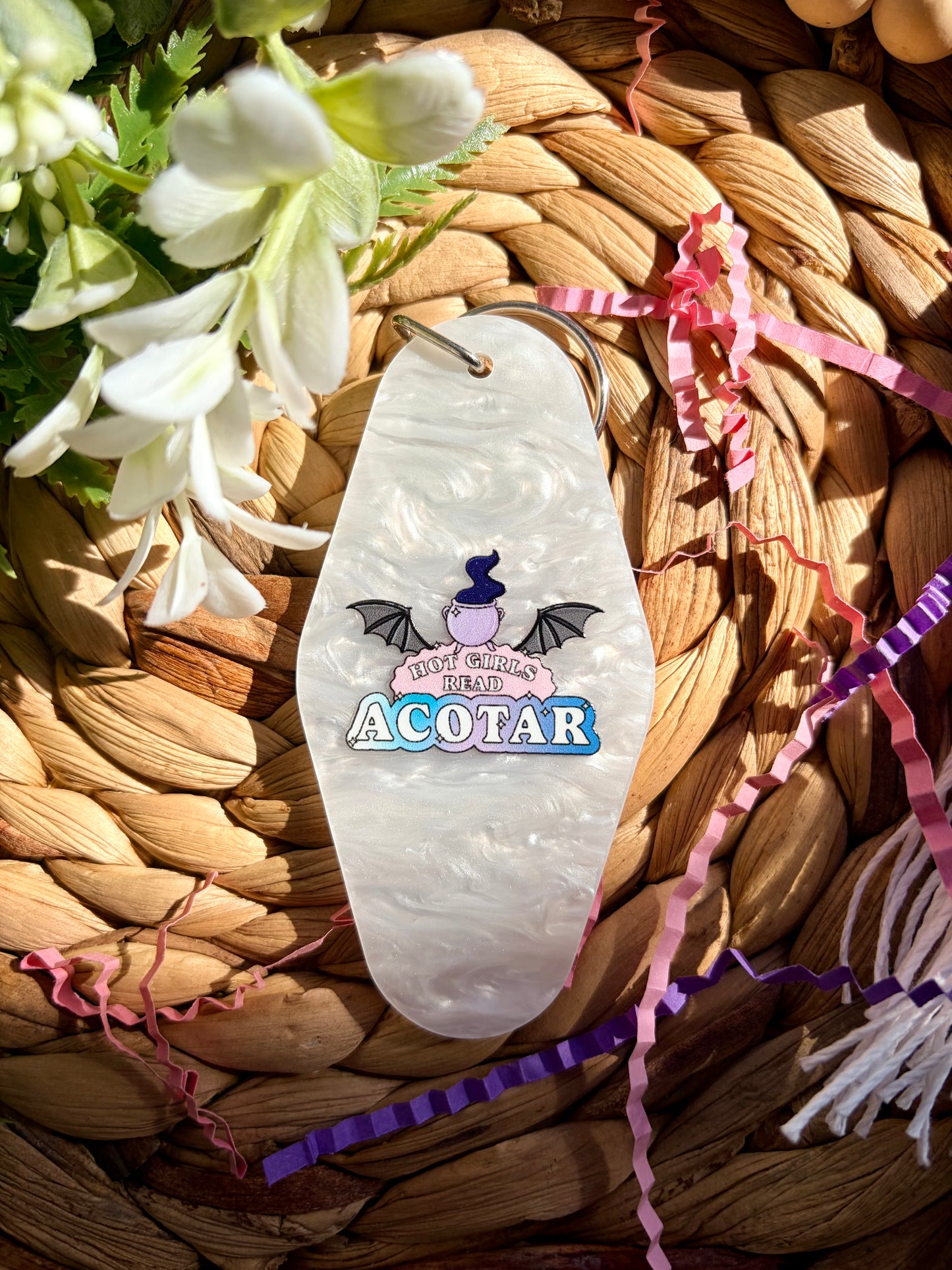 Valentine's & Readers Themed Motel Keychains