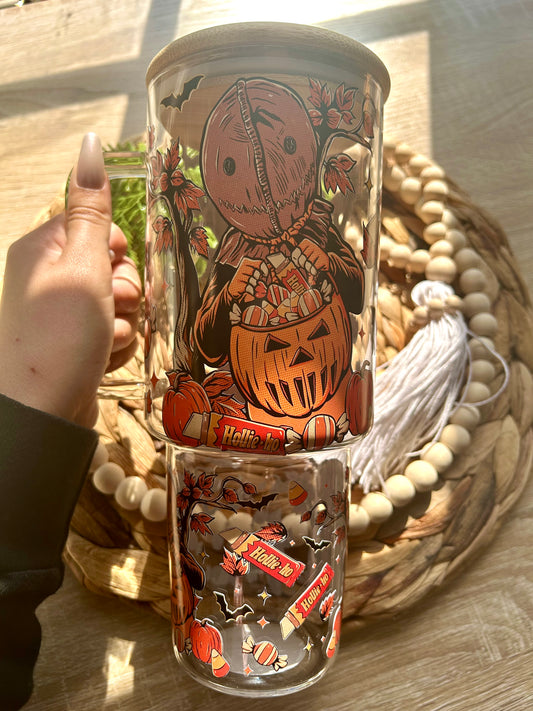 Sam Halloween Themed Glass 40 Oz Tumbler