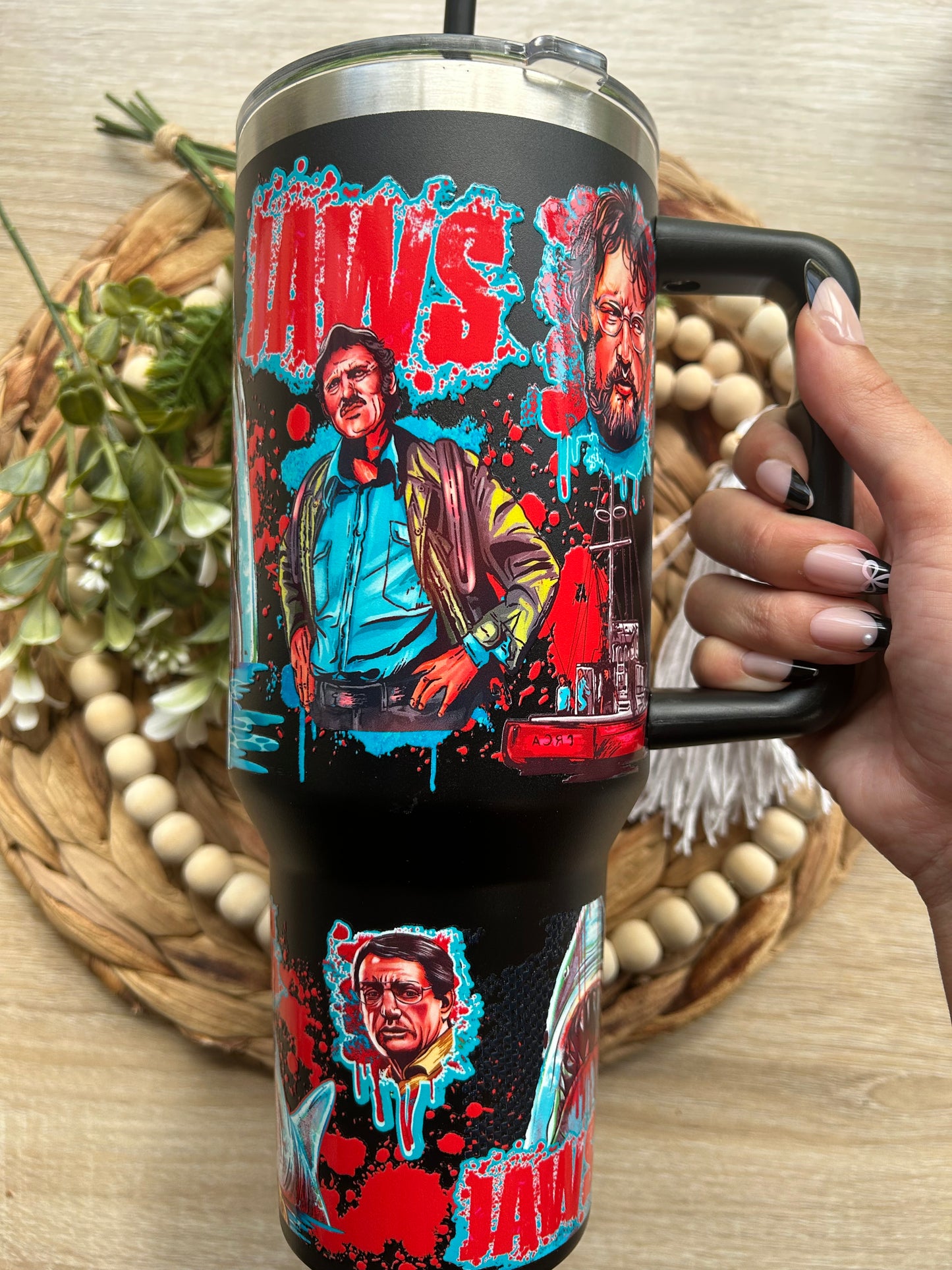 Horror Themed 40 Oz Tumblers || Multiple Options || Halloween Collection
