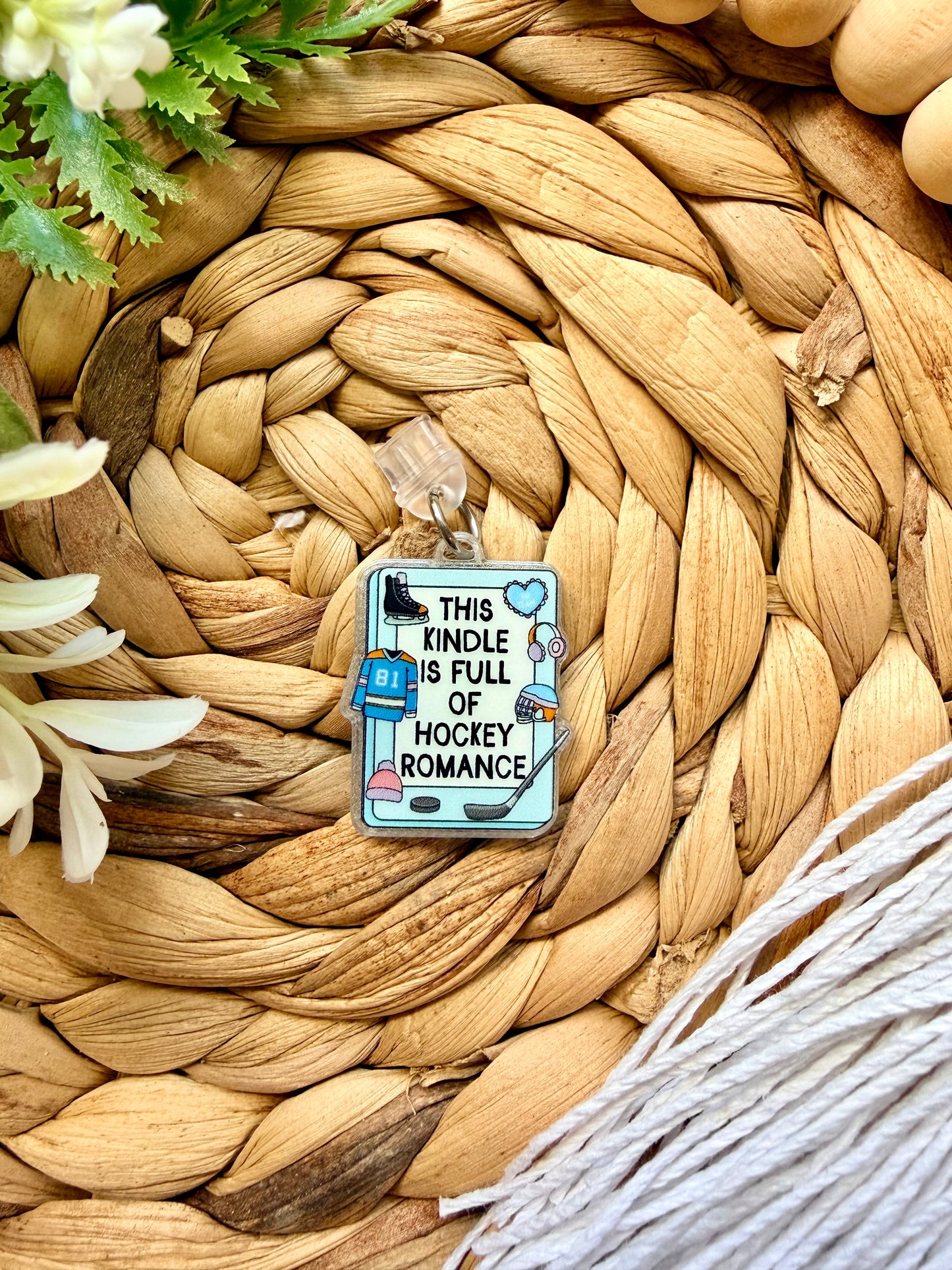 Bookish Themed USB-C Kindle Charms