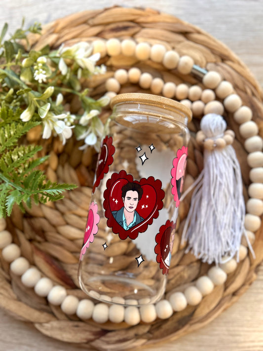 Twilight Leading Men Inspired Glass Cup