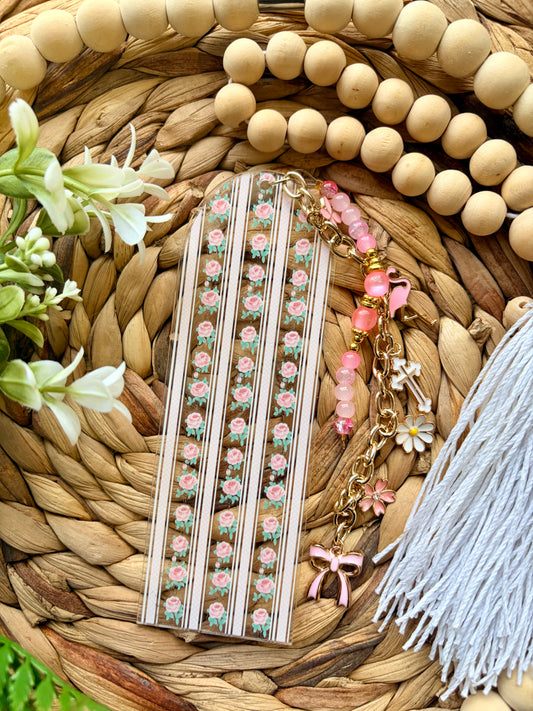 Floral and Coquette Themed Bookmarks