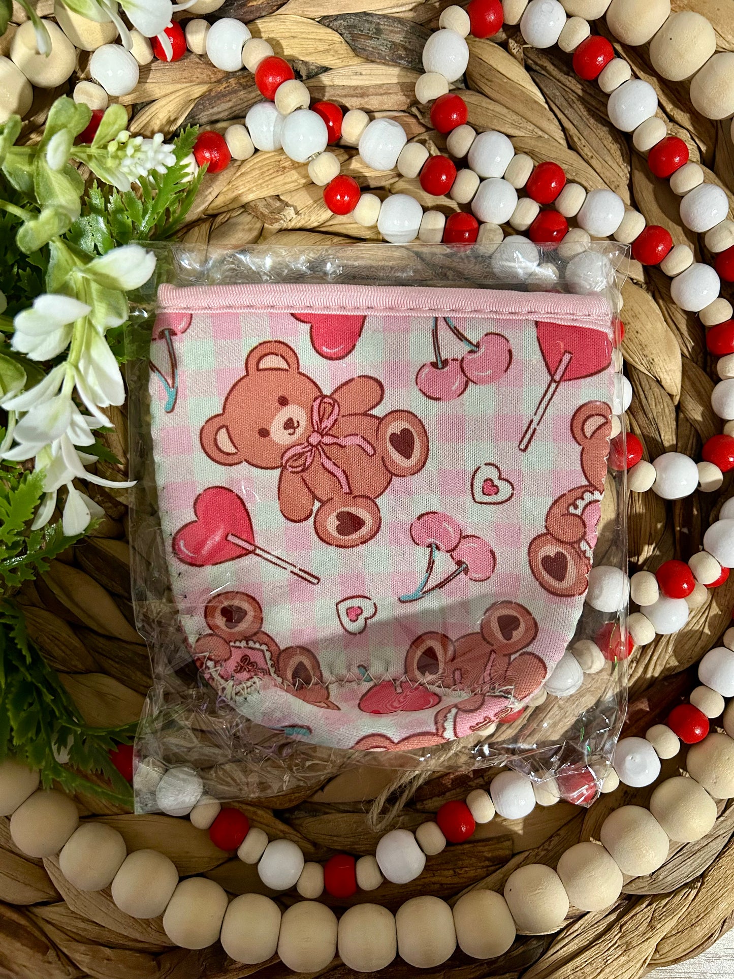 Valentine Bear Cup Sleeve