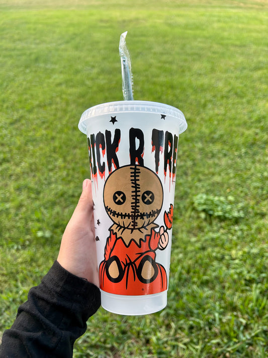 Sam Horror Movie Themed Reusable Cold Cup - Glass & Glamour Co.