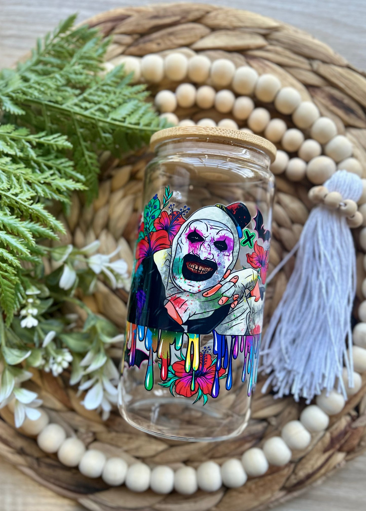 Halloween / Horror Themed 16 Oz Glass Cups