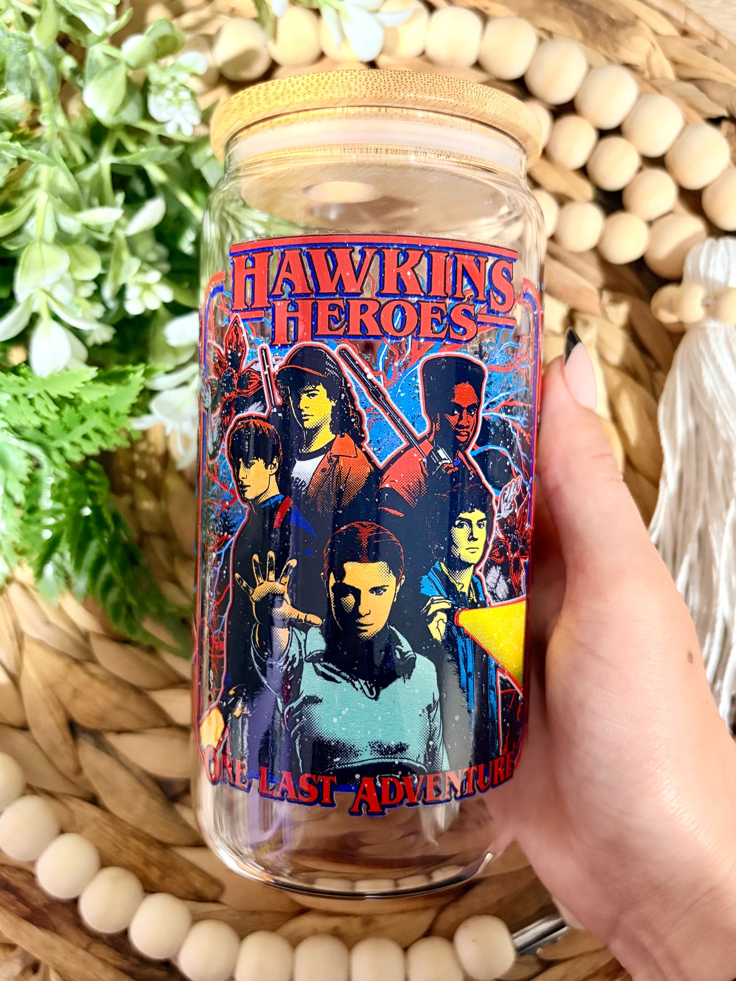 80's Kids Scfi Show Themed Glass Cups