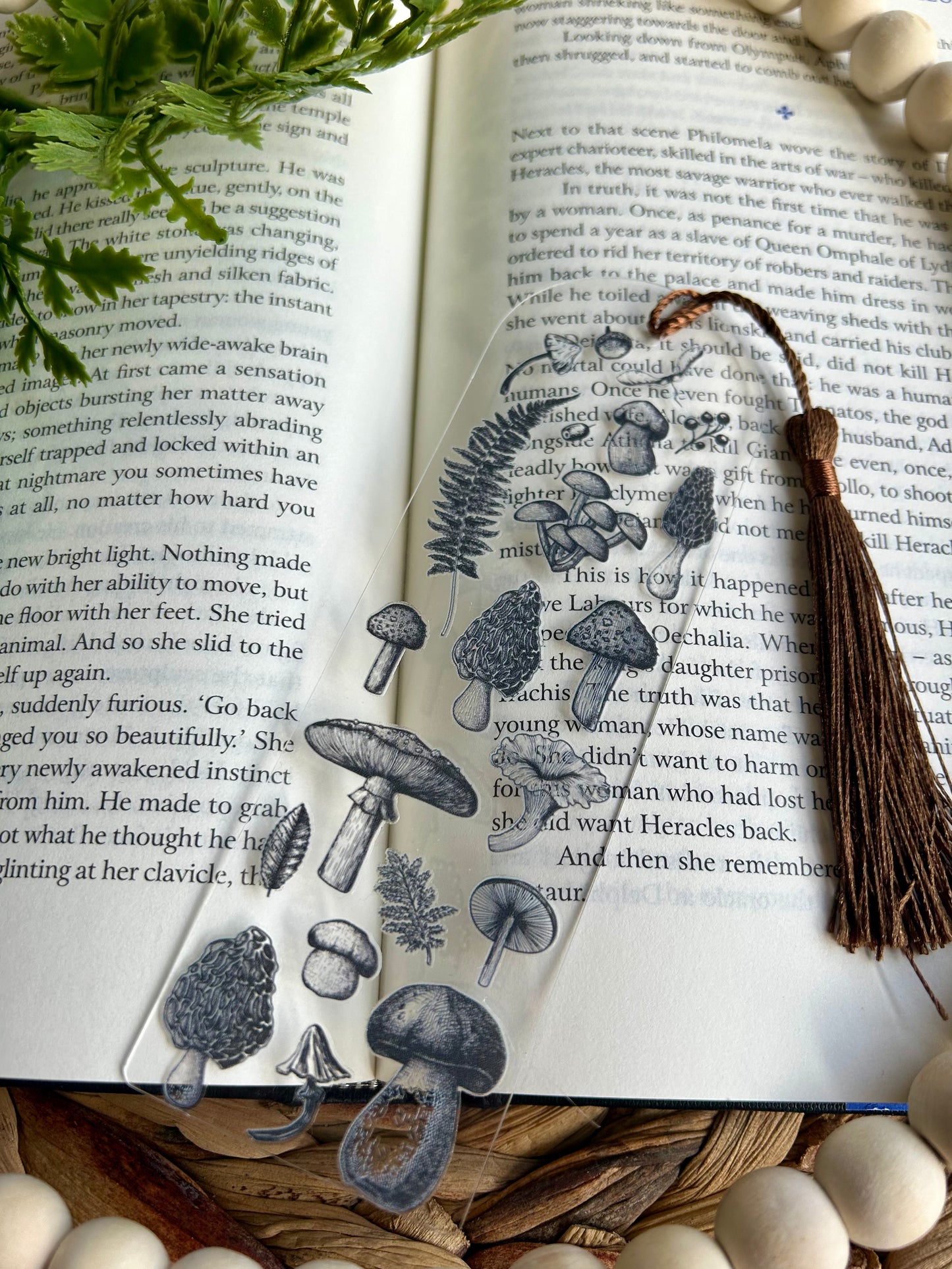 Boho Greenery Themed Bookmarks - Glass & Glamour Co.