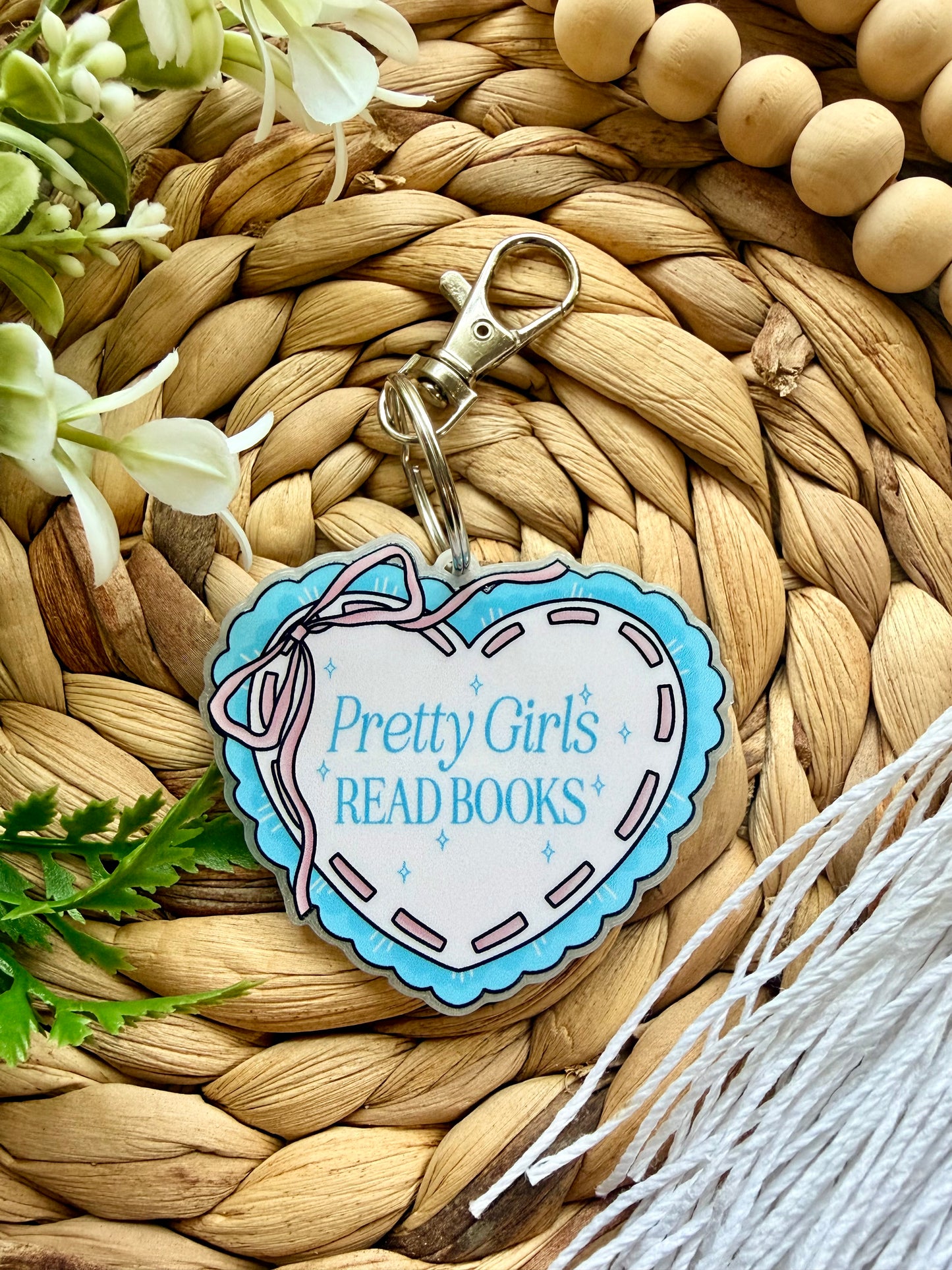 Book and Trendy Style Keychains/Bag Charms