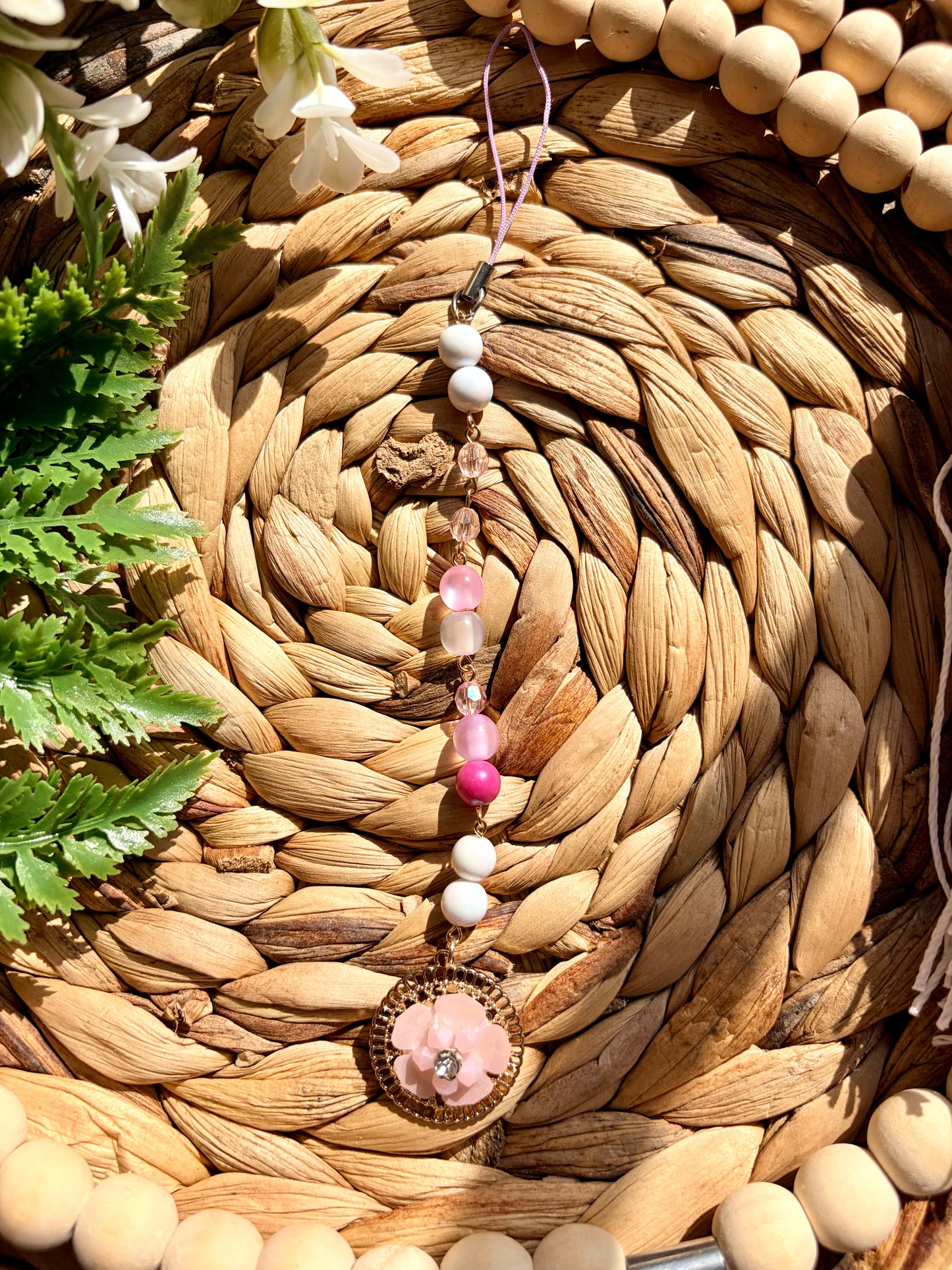 Handmade Beaded Phone Charms