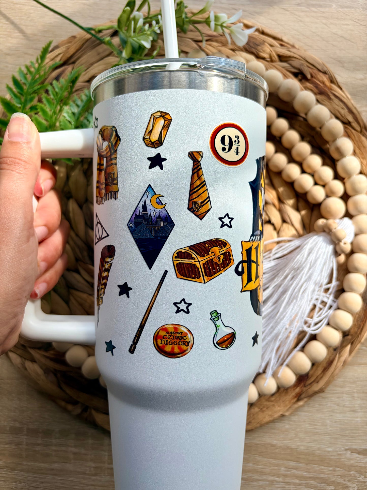 HP Themed 40 Oz Steel Tumblers