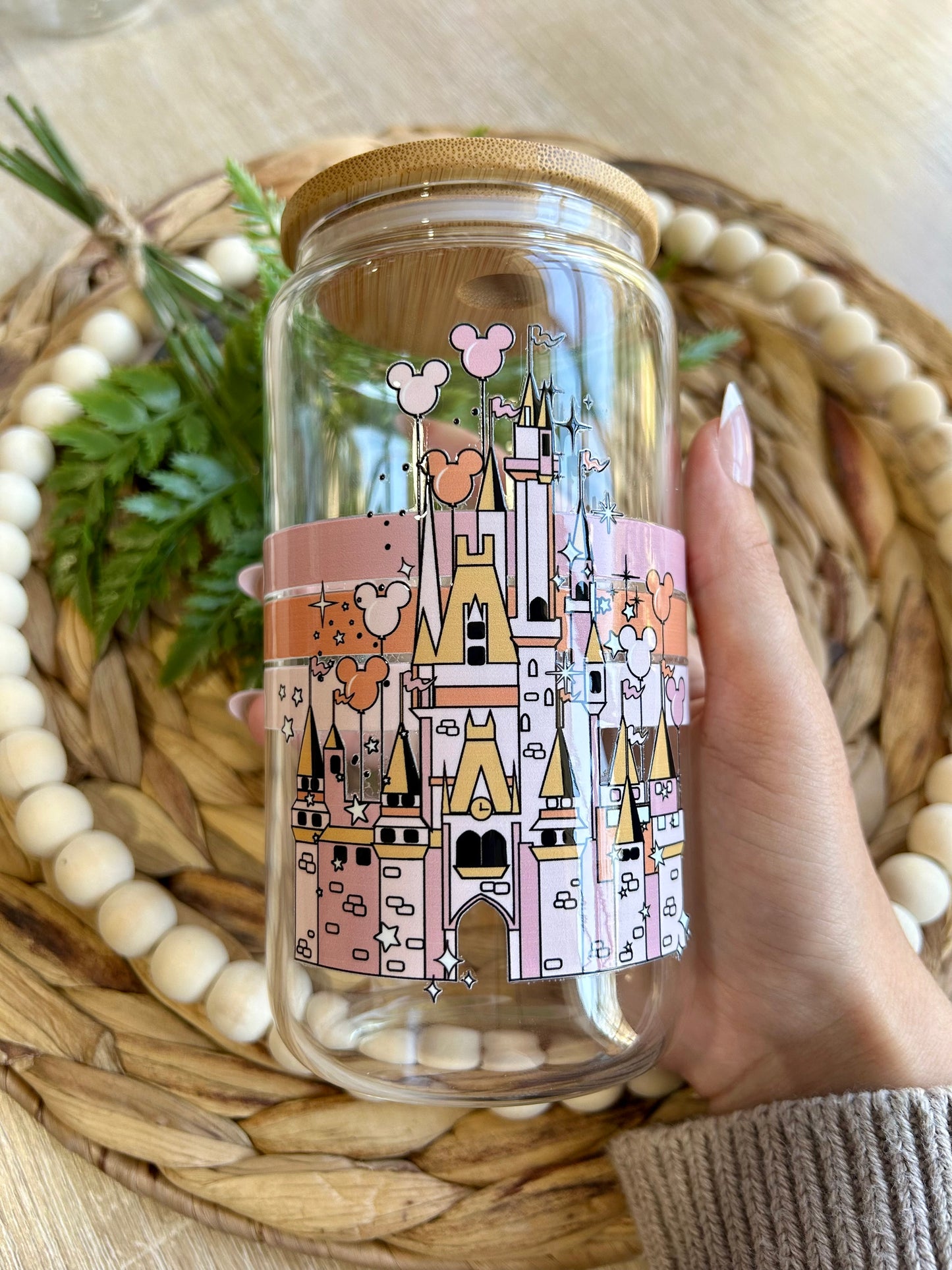 Theme Park Castle Glass Cup - Glass & Glamour Co.