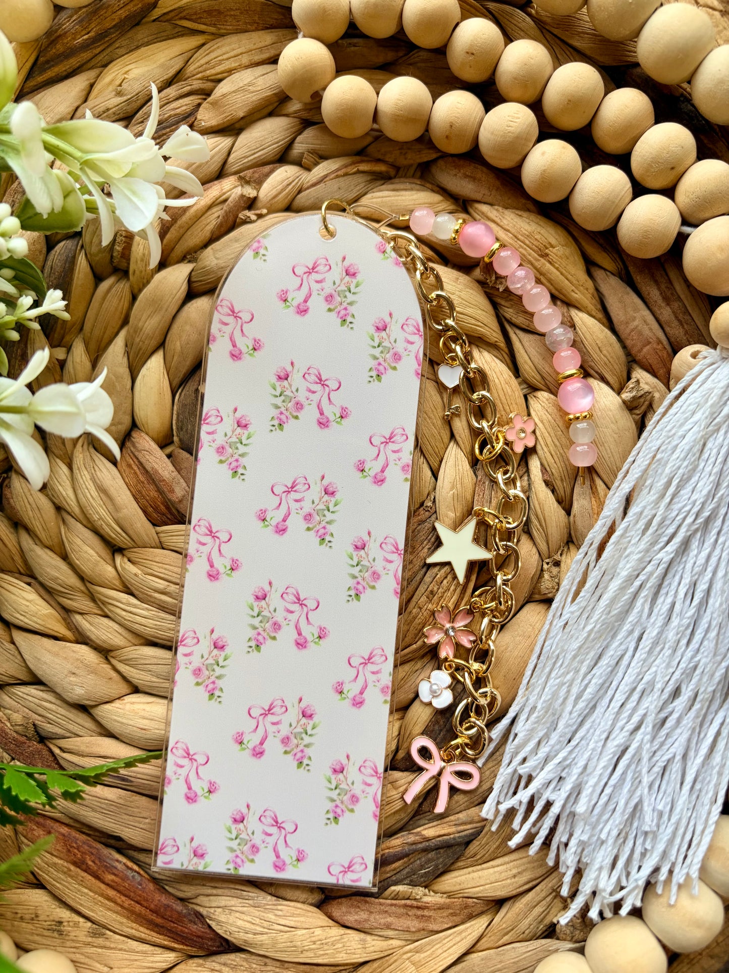 Floral and Coquette Themed Bookmarks