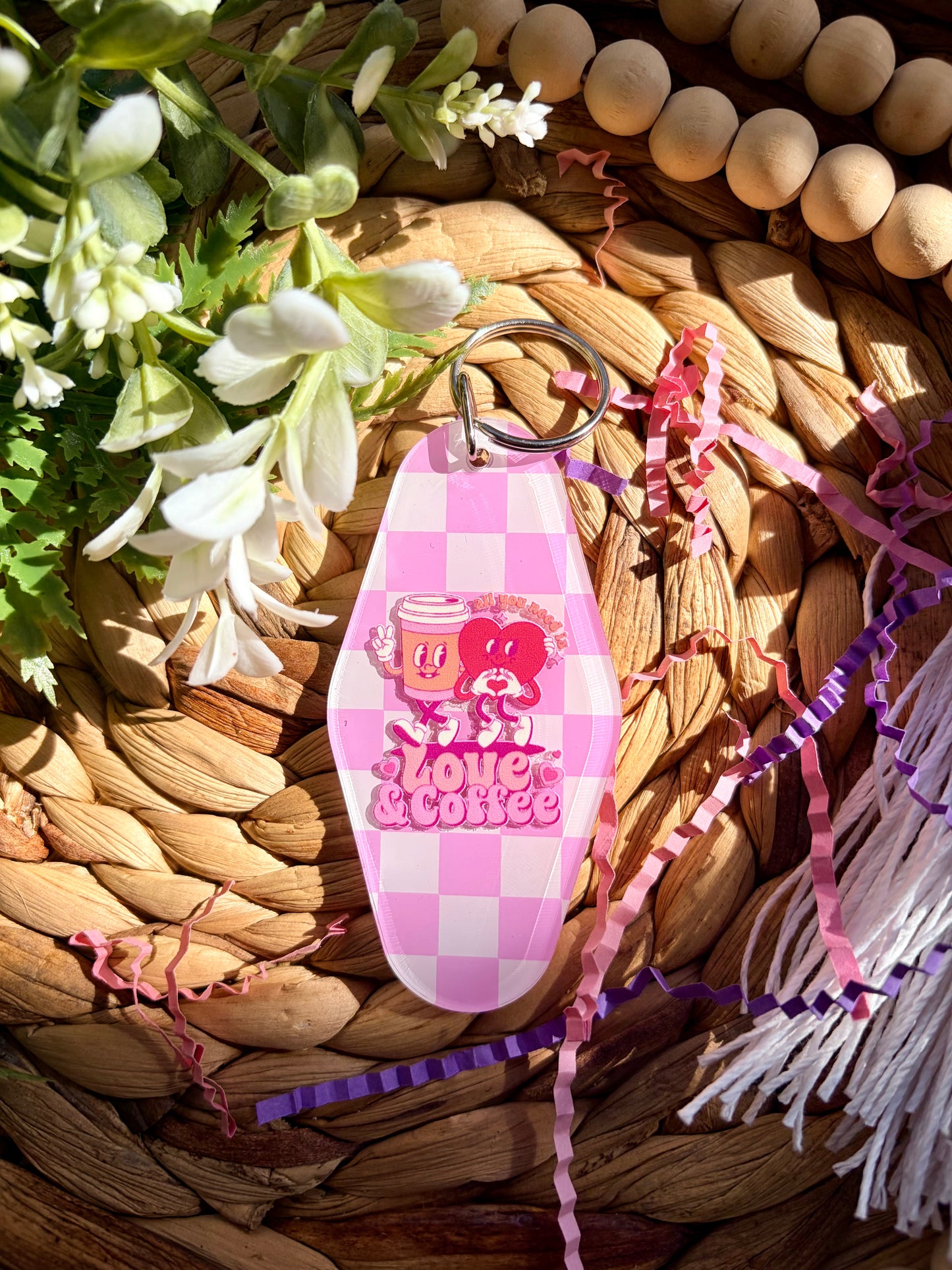 Valentine's & Readers Themed Motel Keychains