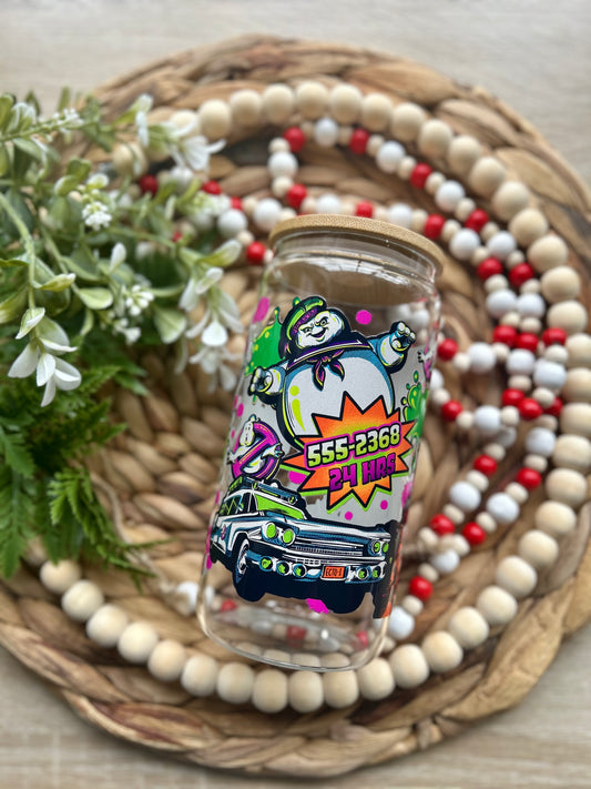 Paranormal Patrol Inspired Glass Cup