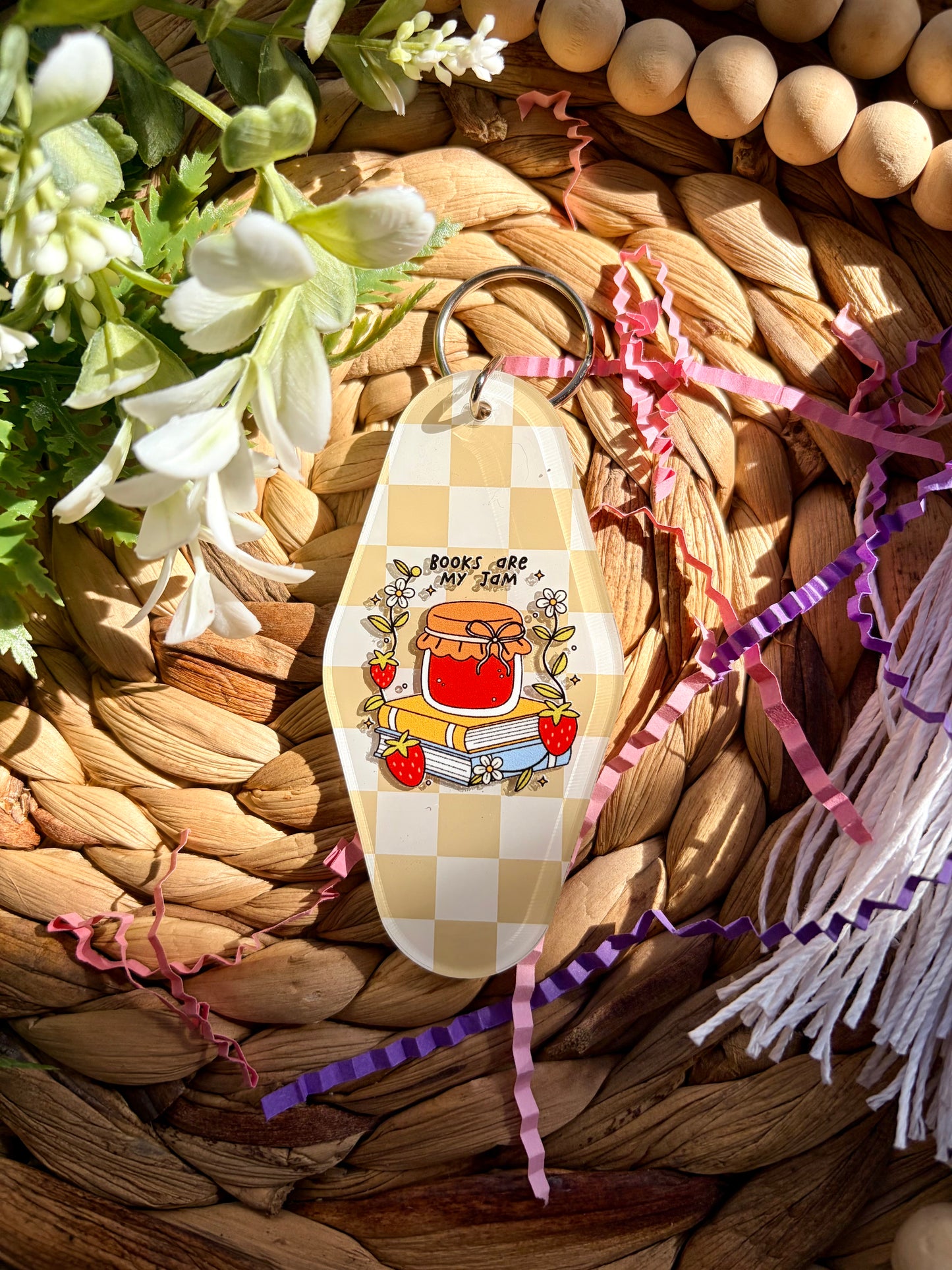 Valentine's & Readers Themed Motel Keychains