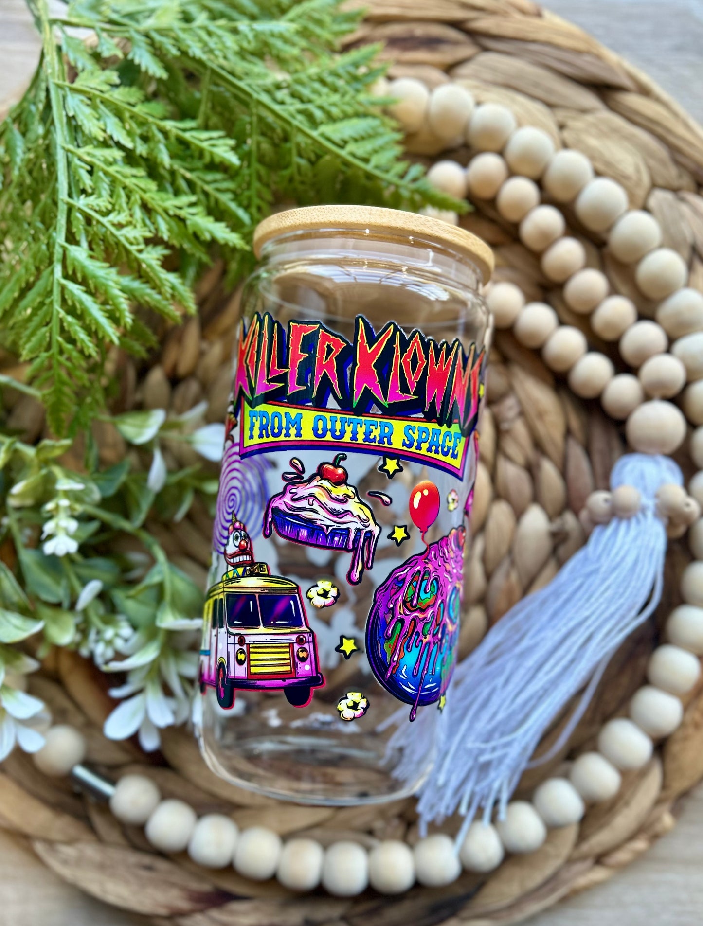 Halloween / Horror Themed 16 Oz Glass Cups