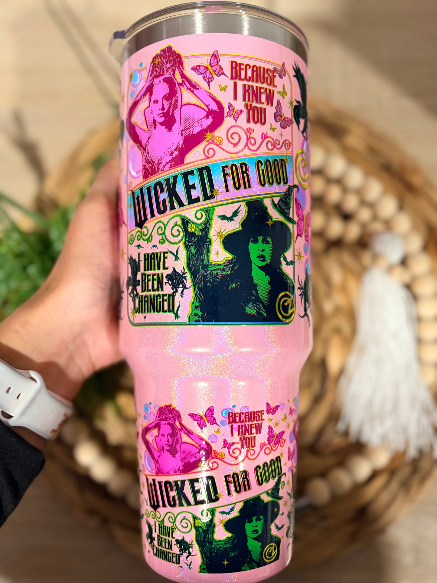 Wicked Witches For Good Themed 40 oz Tumbler
