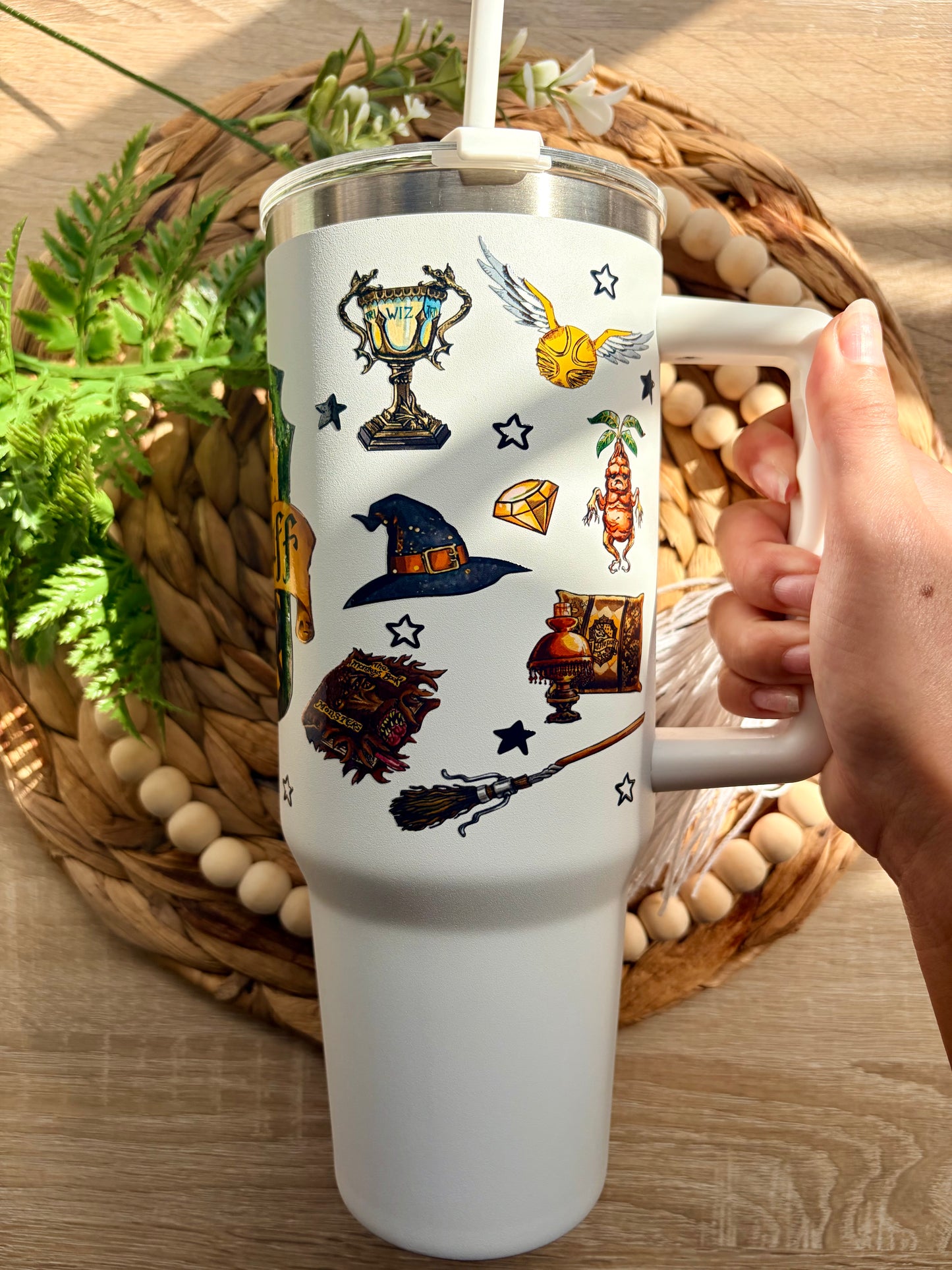 HP Themed 40 Oz Steel Tumblers