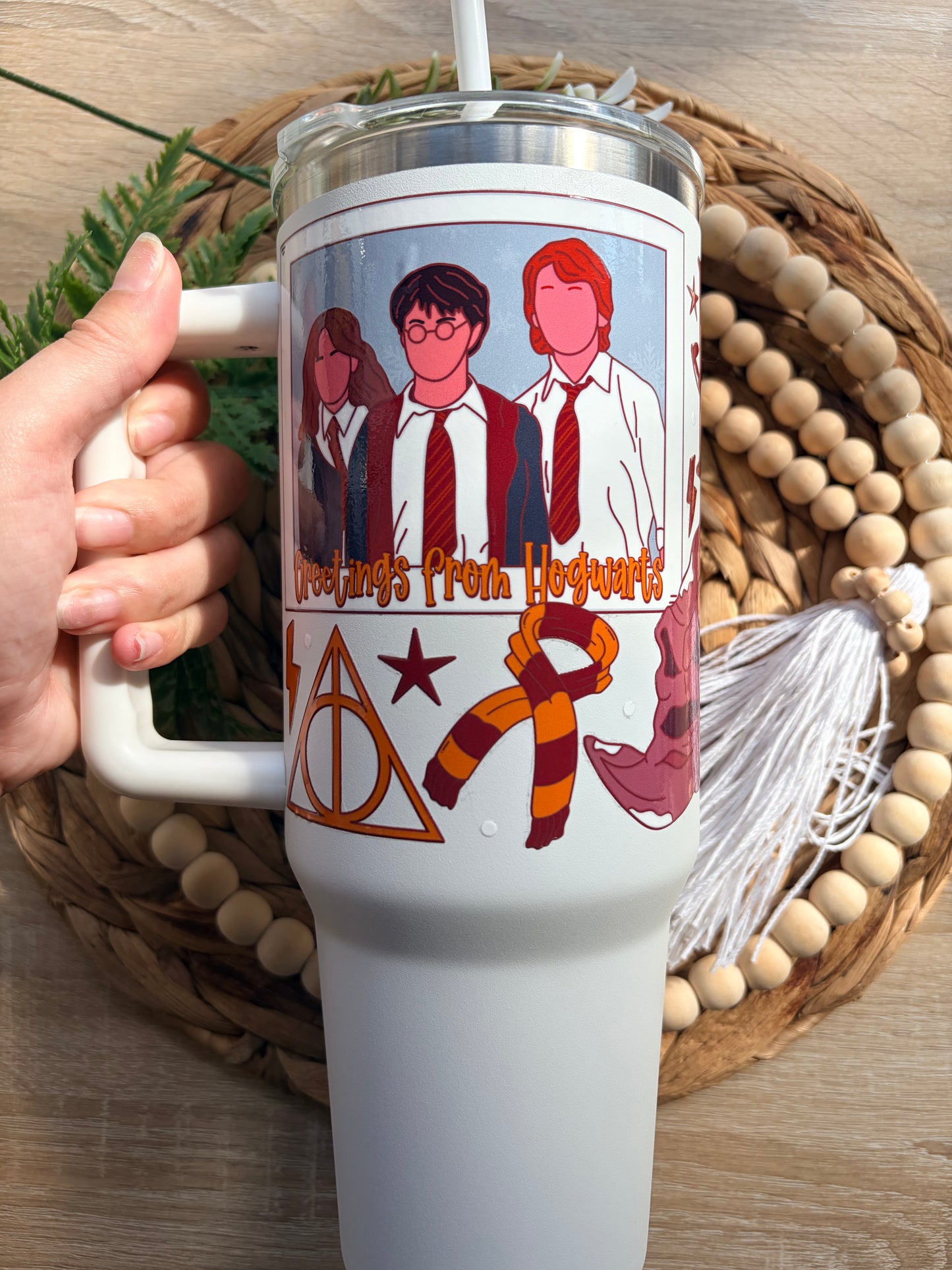 HP Themed 40 Oz Steel Tumblers