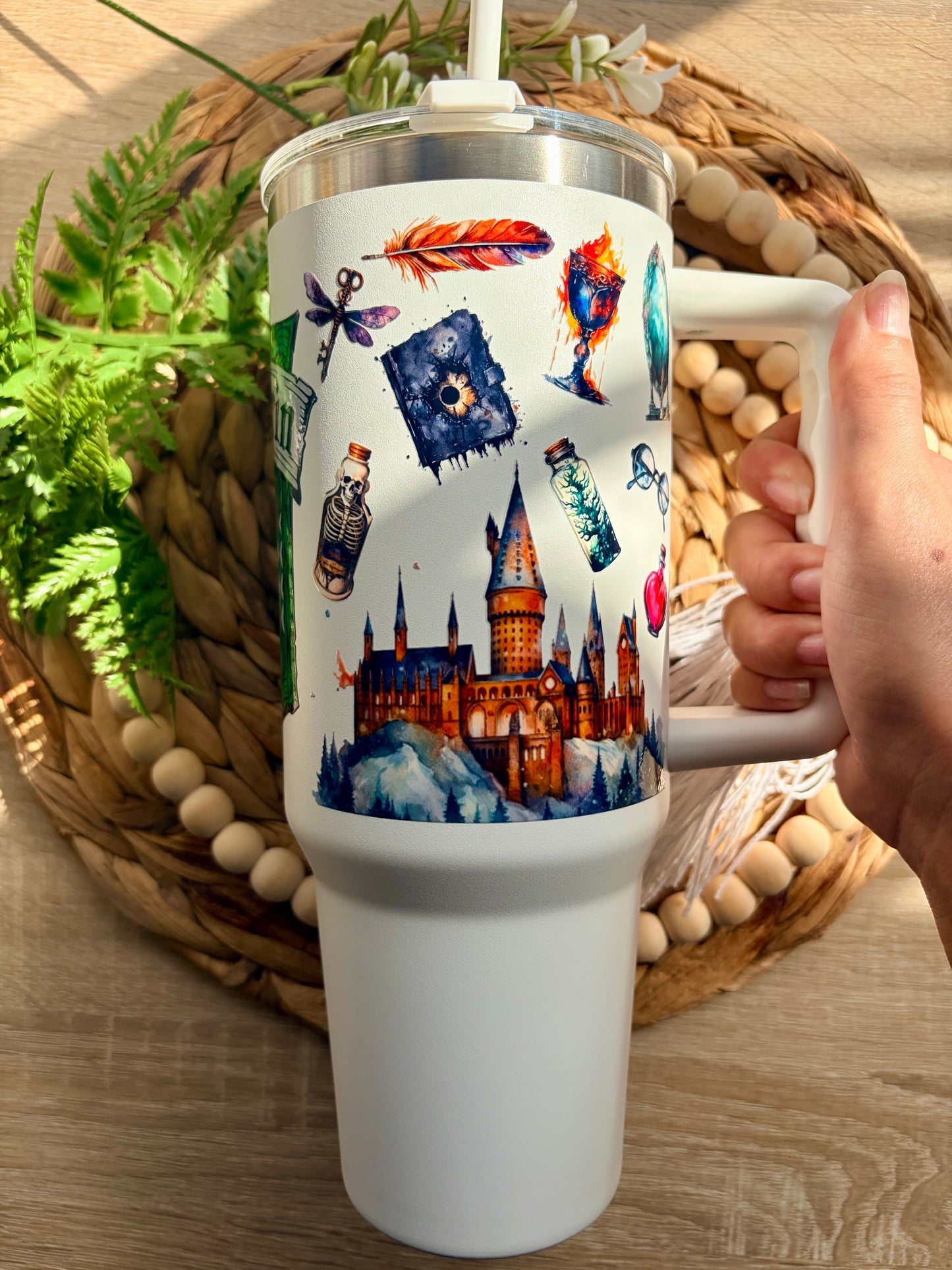 HP Themed 40 Oz Steel Tumblers