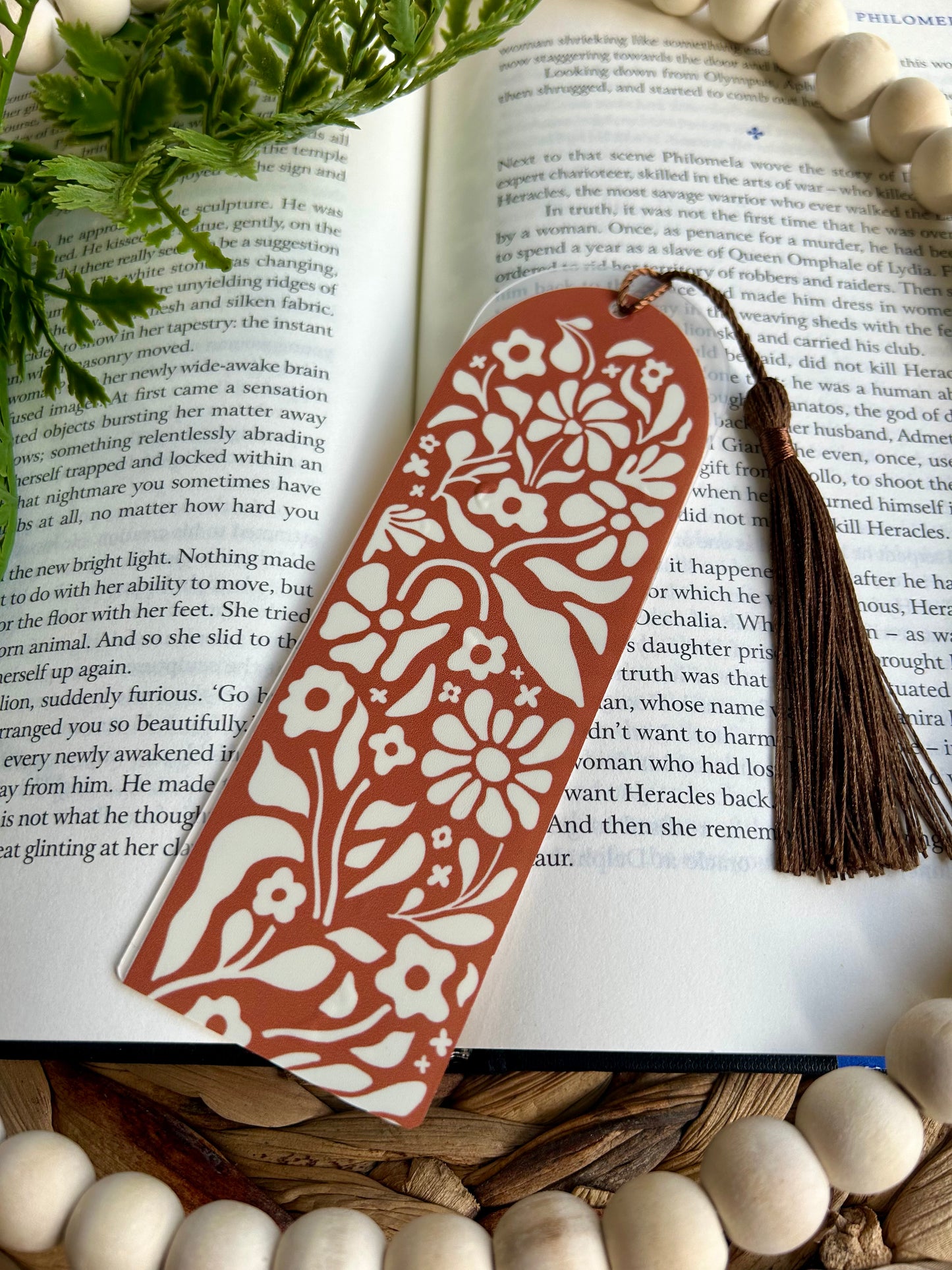 Boho Greenery Themed Bookmarks - Glass & Glamour Co.