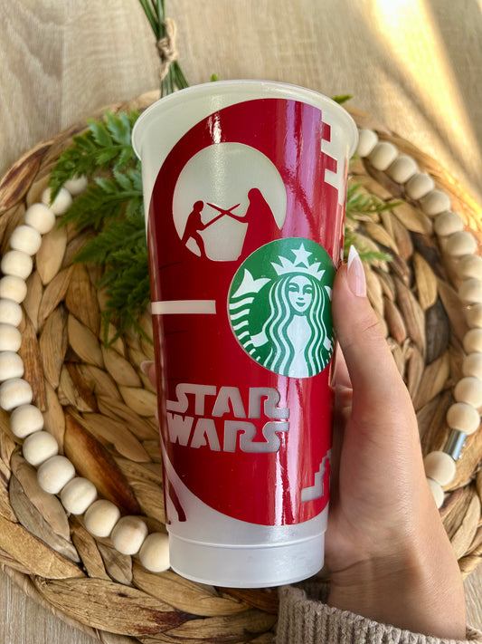 Space Knight Themed Reusable Cold Cup - Glass & Glamour Co.